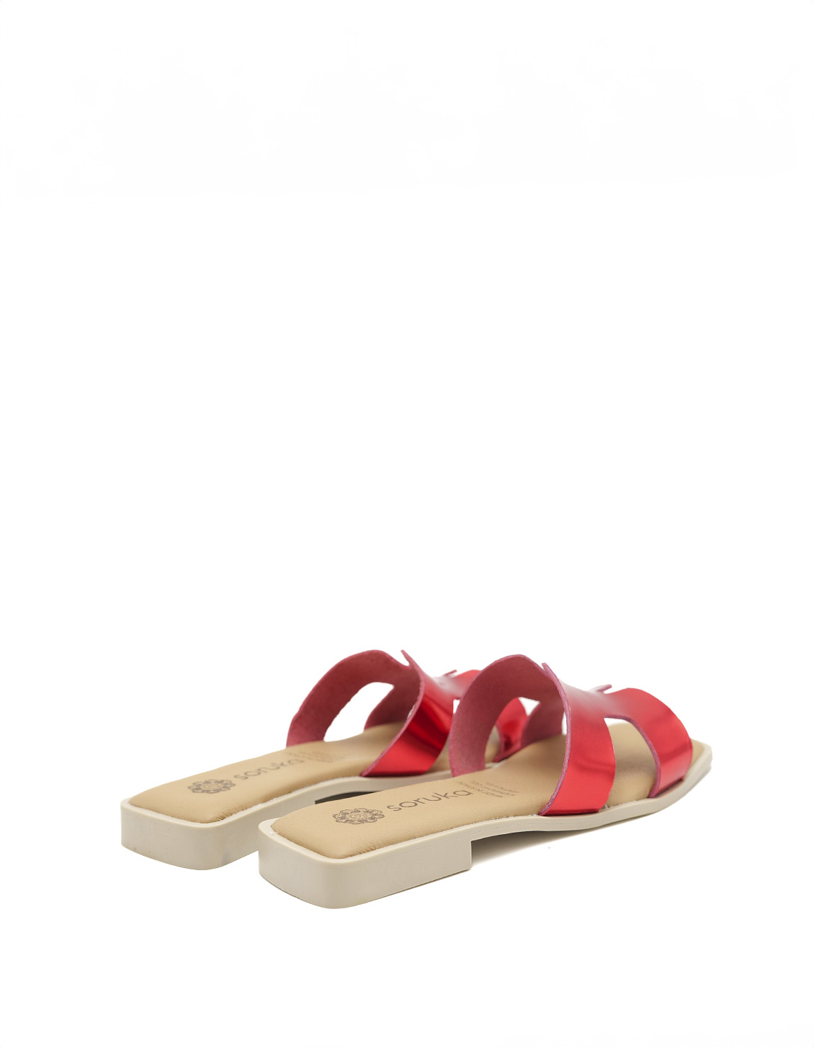 soruka-daphne-sandalen-leder-metallic-flach image 2