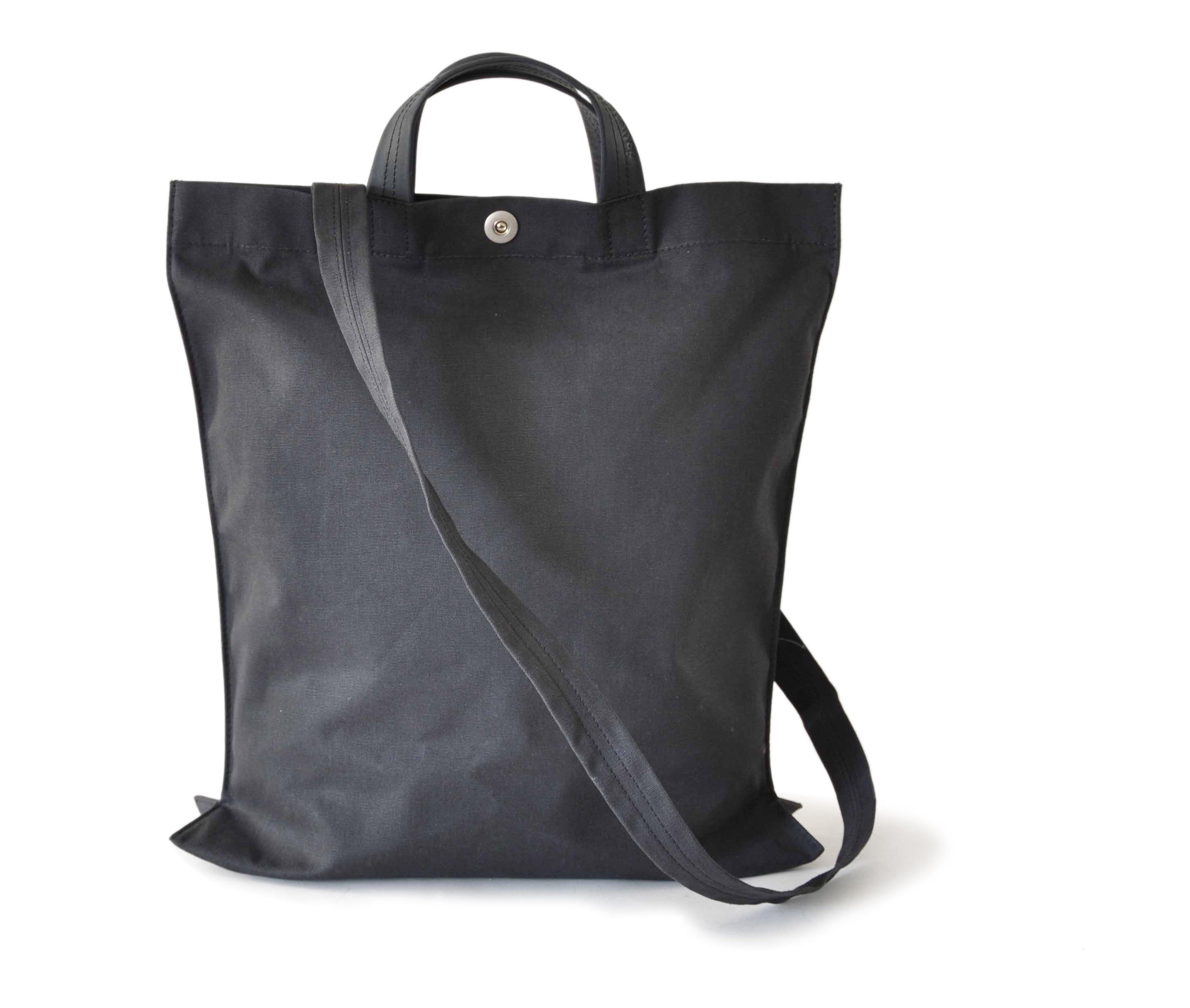 harolds-tentbag-shopper-einkaufstasche-grau-zeltstoff-wasserdicht image 1
