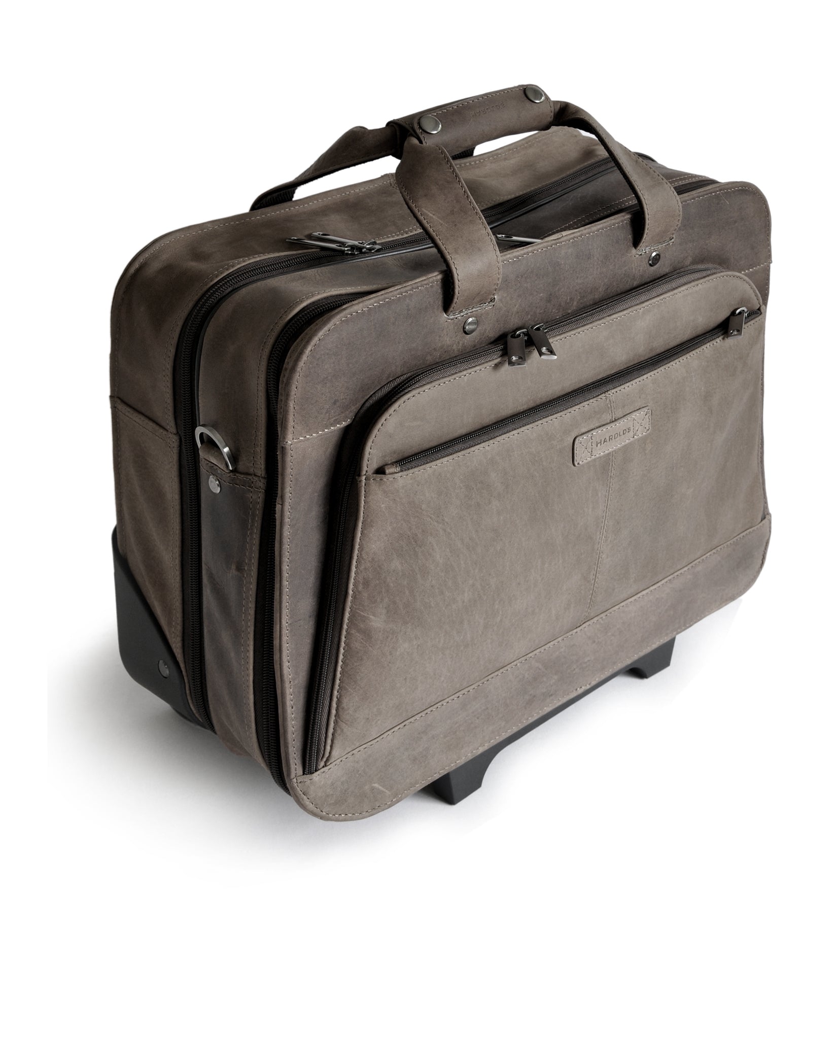 harolds-antic-businesstrolley-trolley-taupe-17-zoll-leder image 5