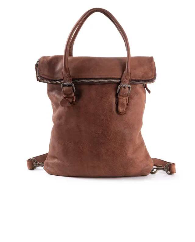 harolds-submarine-backpack-flap-rucksack-cognac-leder image 1
