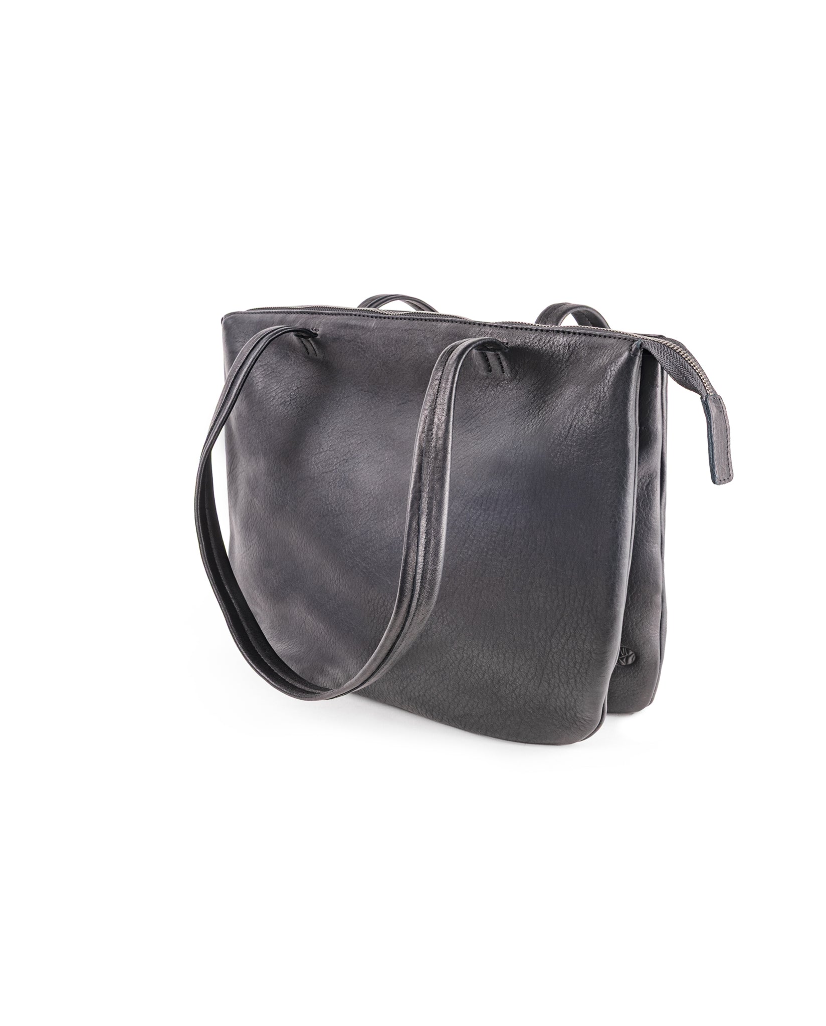 harolds-cufu-shopper-twin-rindleder-shopper-schwarz-pflanzlich-gegerbt image 2