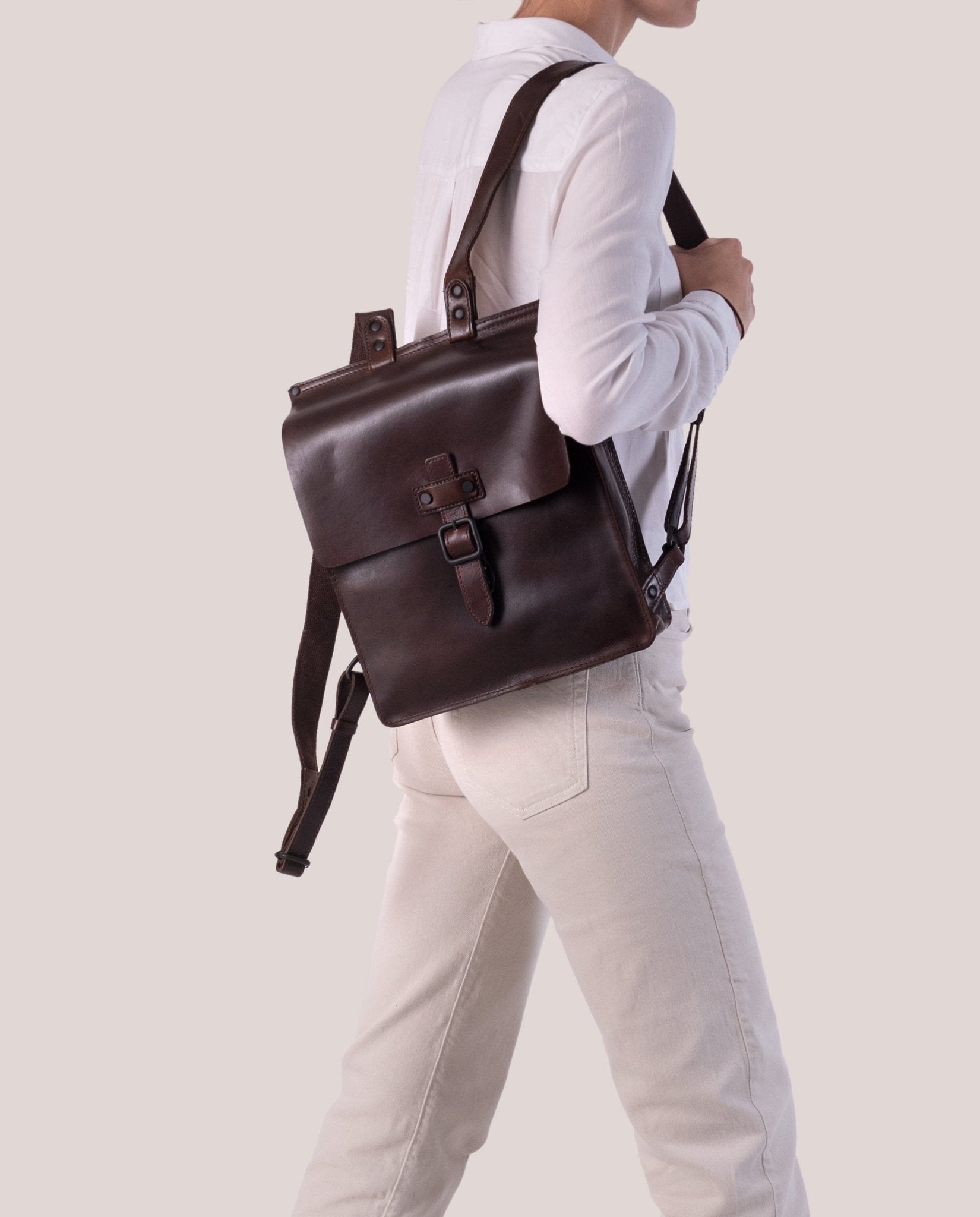 harolds-aberdeen-backpack-s-rucksack-braun-leder image 2