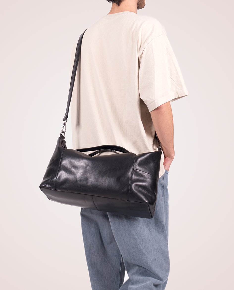 harolds-caugio-oneday-bag-s-reisetasche-schwarz-rindleder image 3