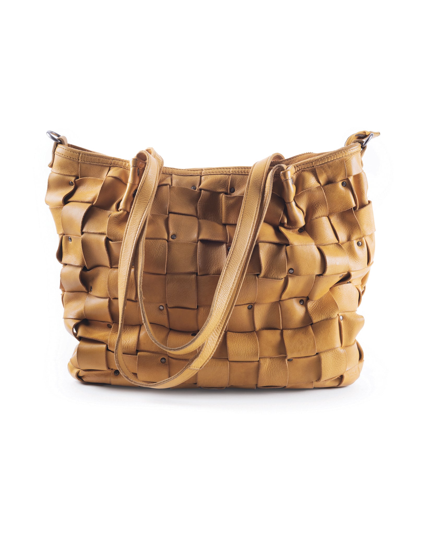 harolds-galore-braid-totebag-shopper-gelb-geflecht image 2