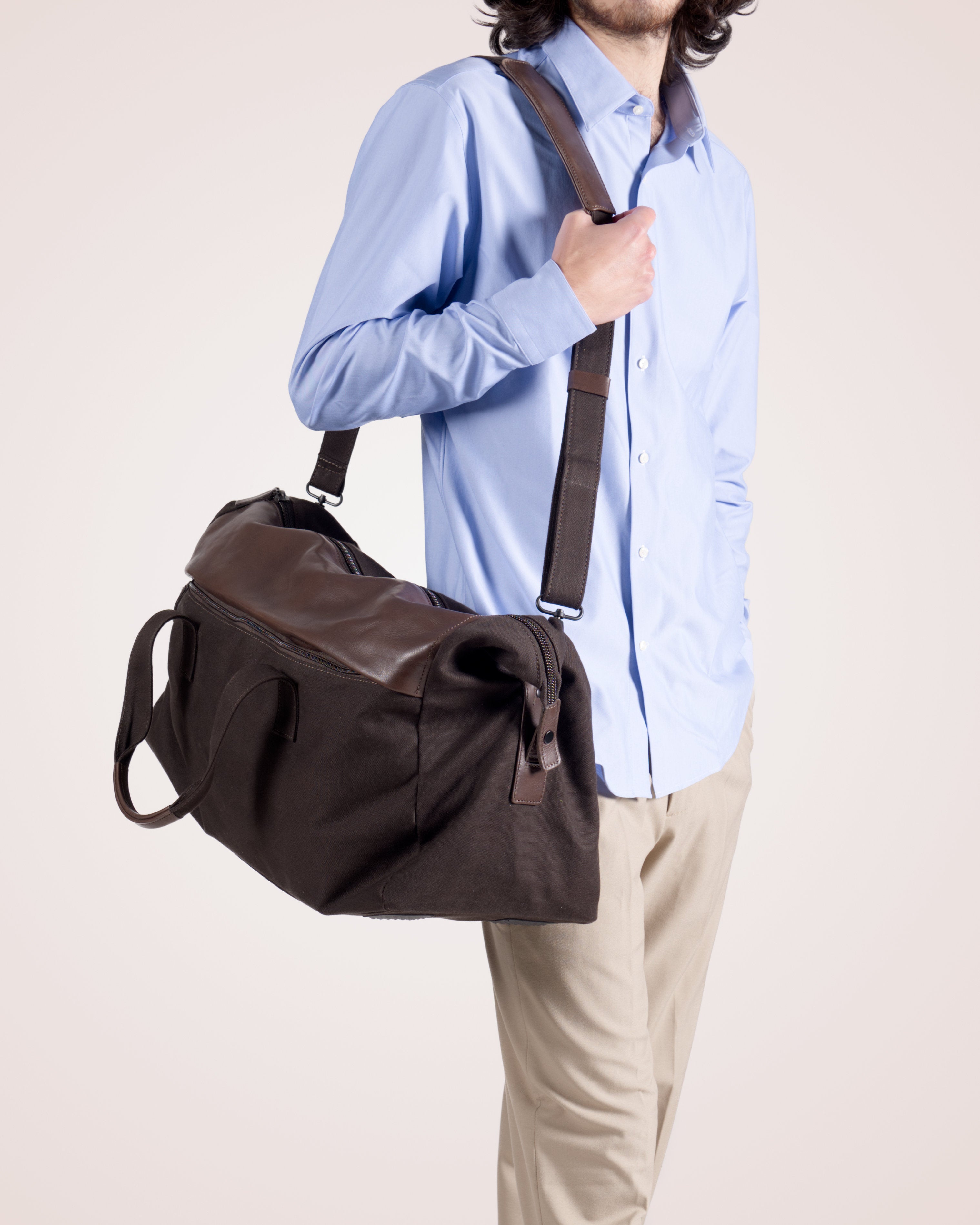 harolds-toro-wax-weekender-reisetasche-braun-zeltstoff image 6