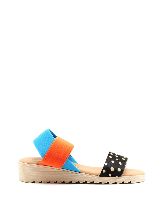 soruka-venus-print-sandalen-orange-blau-animal-print image 1