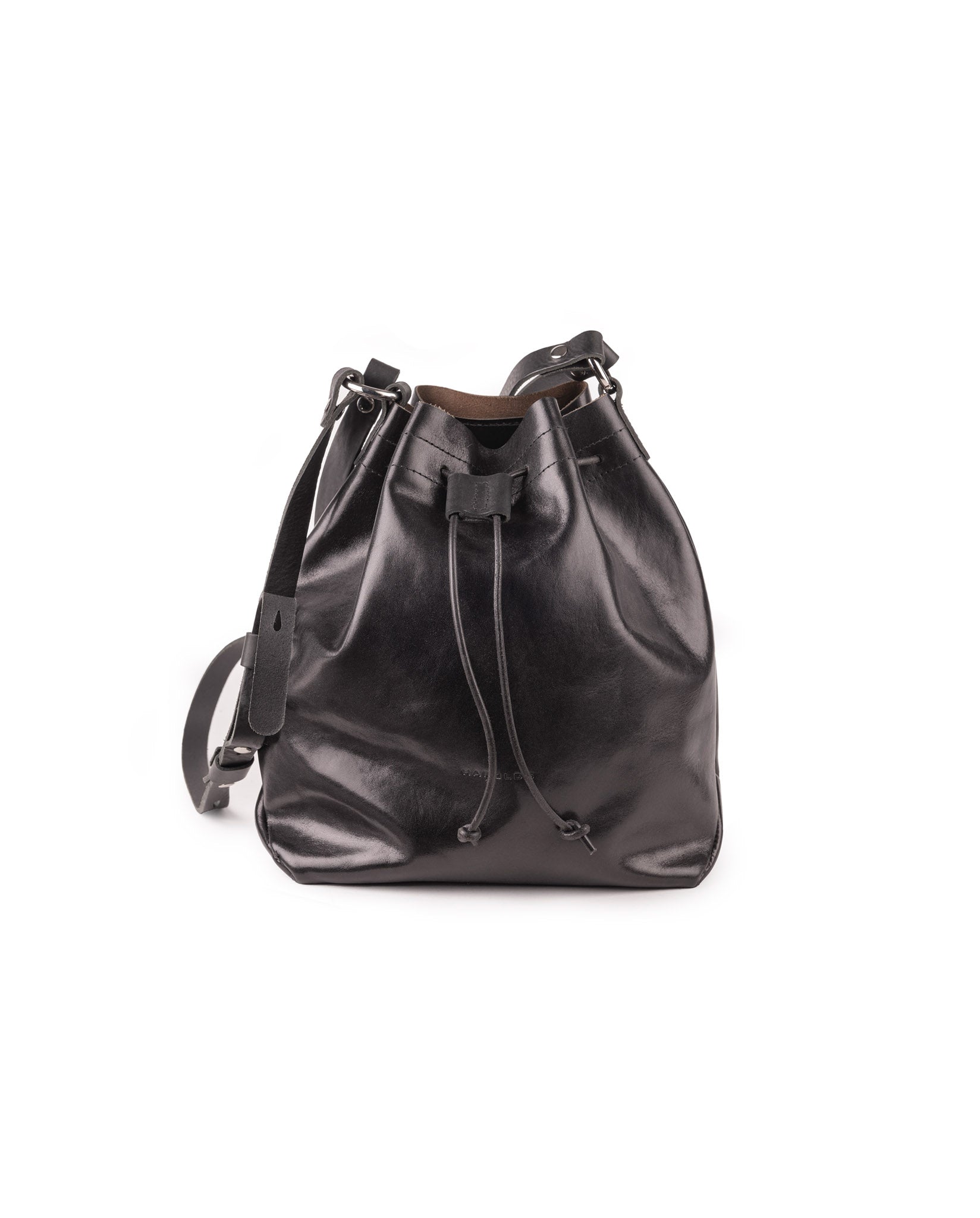 harolds-kraud-leather-paperbag-bucketbag-handtasche-schwarz-pflanzlich image 1