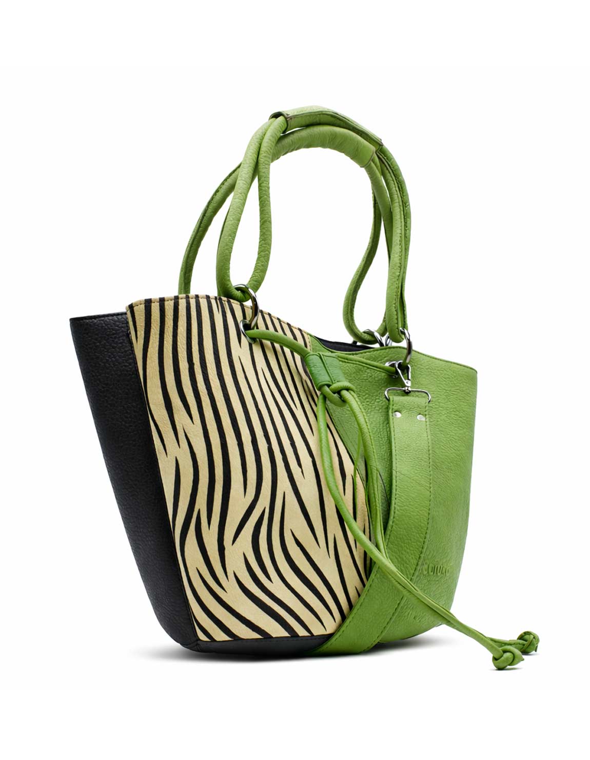 soruka-boston-umh-ngetasche-gr-n-tierprint-leder image 2