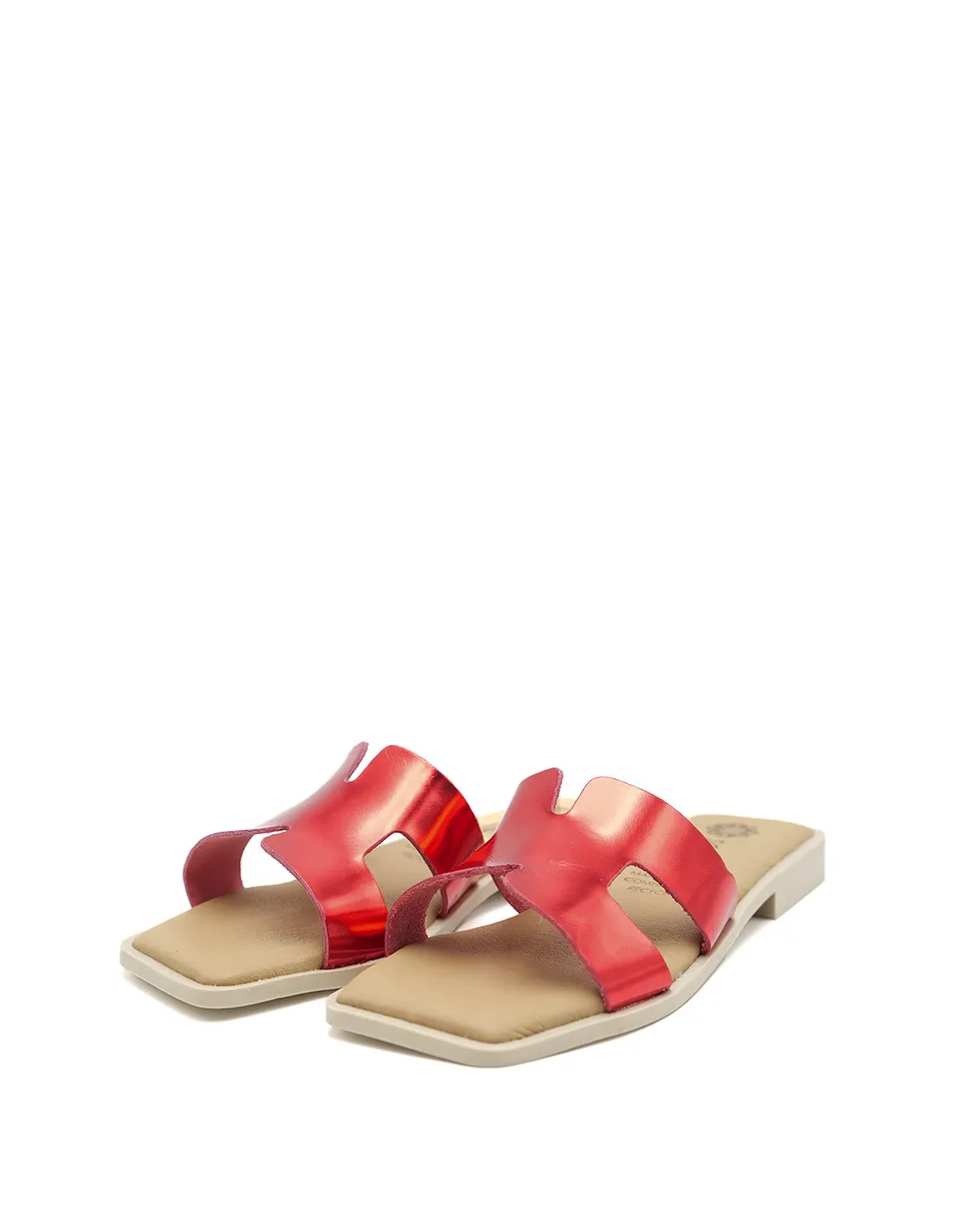 soruka-daphne-sandalen-leder-metallic-flach image 1