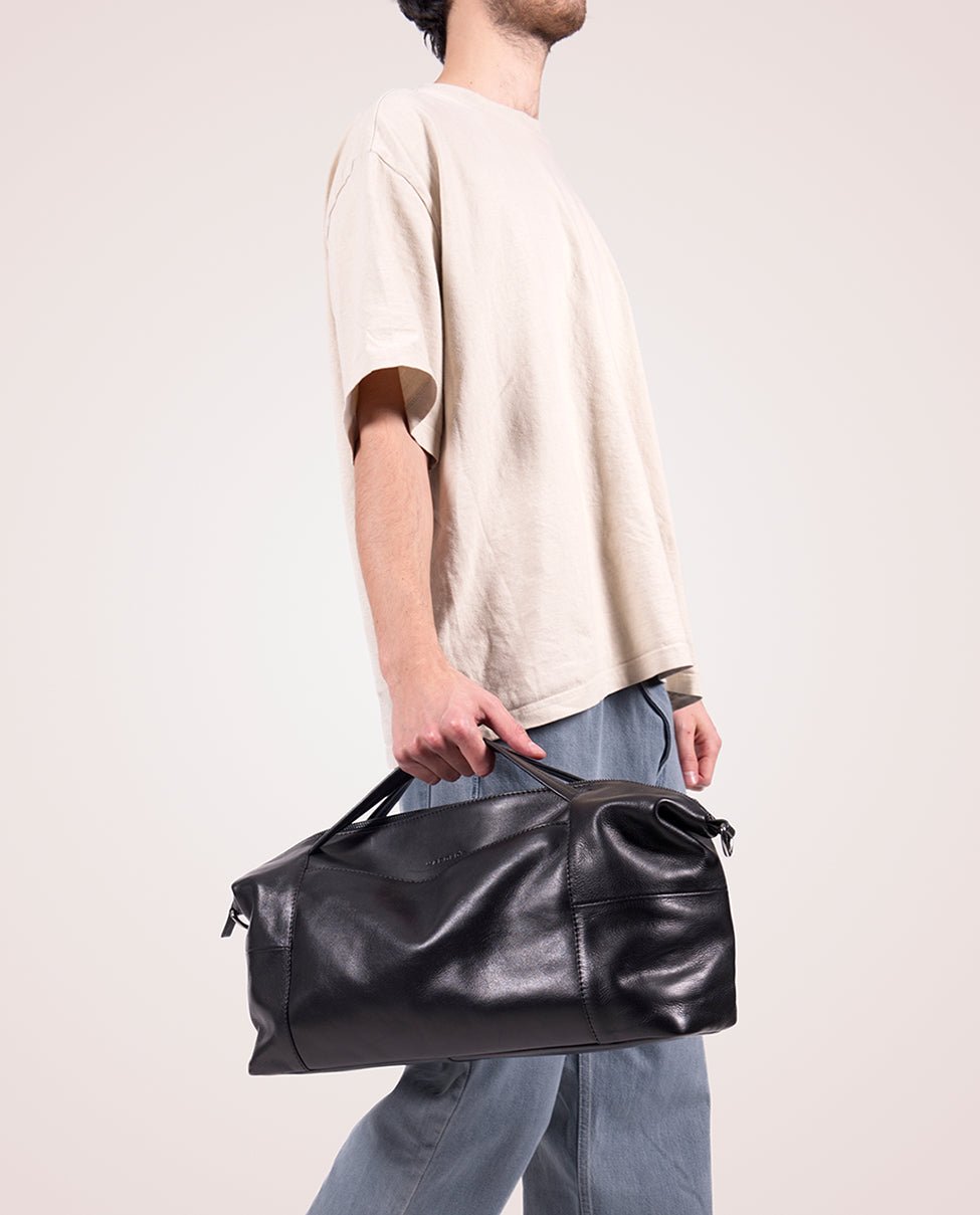 harolds-caugio-oneday-bag-s-reisetasche-schwarz-rindleder image 4