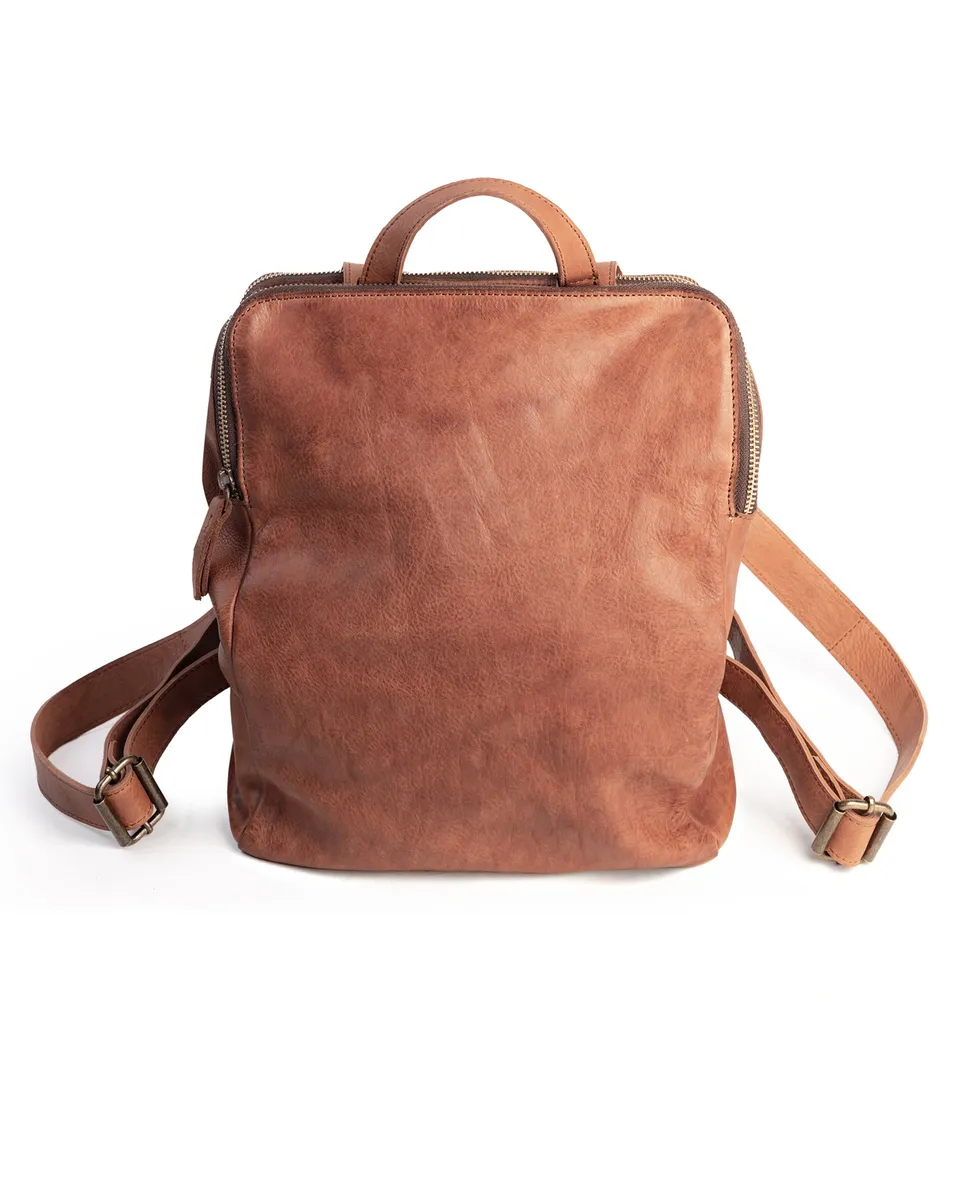 harolds-submarine-backpack-triple-rucksack-schwarz-leder image 1