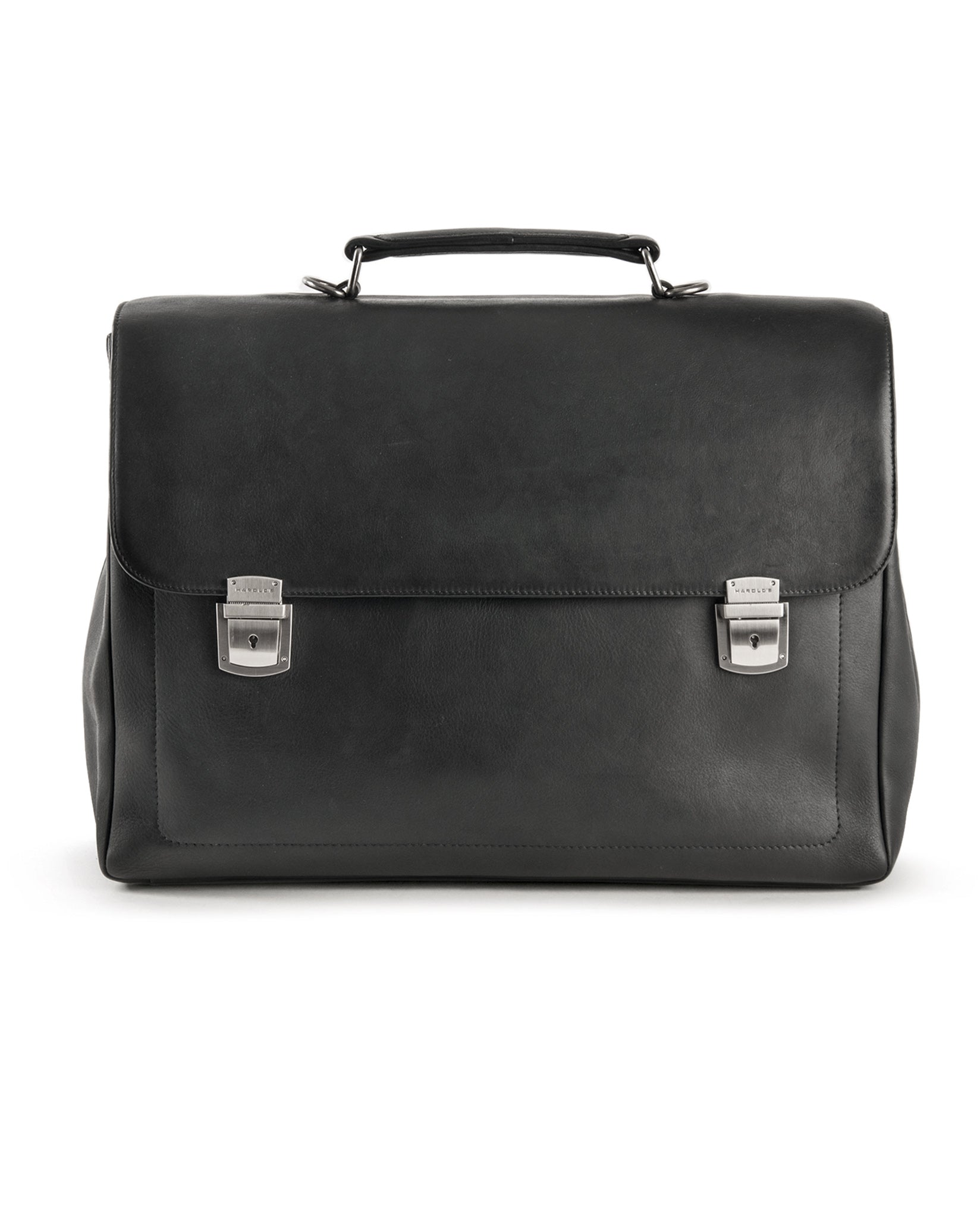 harolds-campo-briefcase-lock-l-aktentasche-schwarz-17-zoll image 1