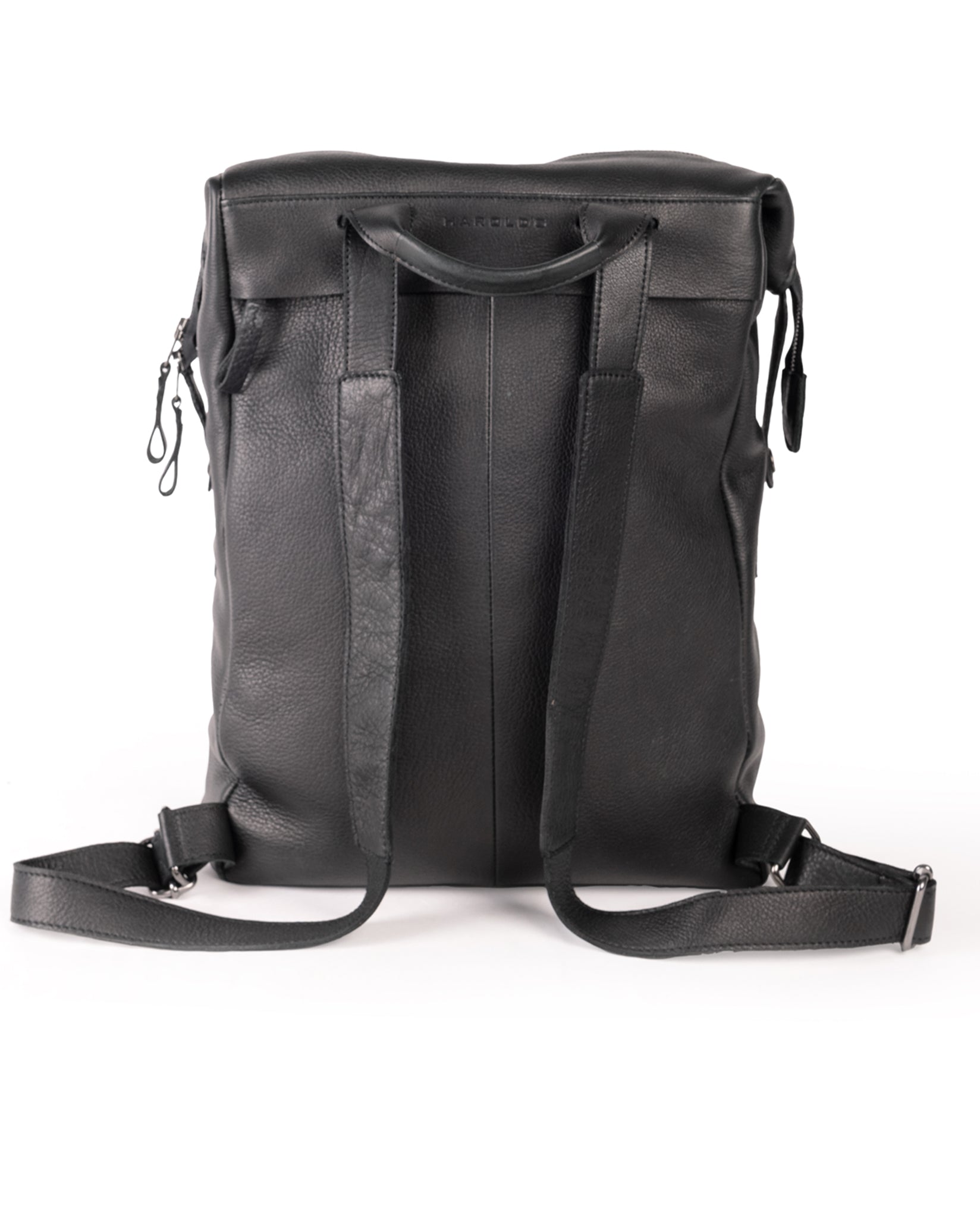 harolds-country-scraper-rucksack-large-schwarz-leder image 4