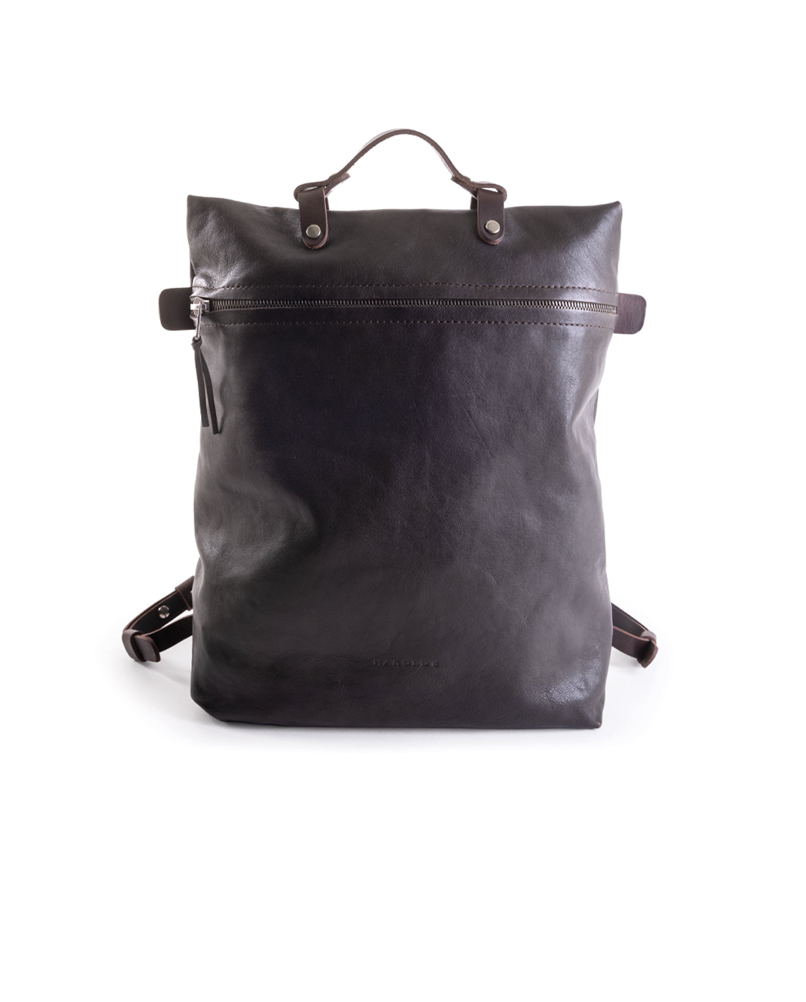 harolds-nabuku-backpack-rucksack-schwarz-nubukleder-a4 image 4