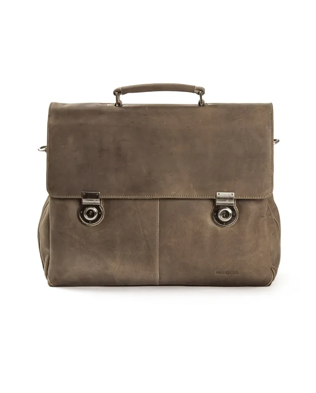 harolds-antic-aktentasche-m-businesstasche-leder-taupe image 1