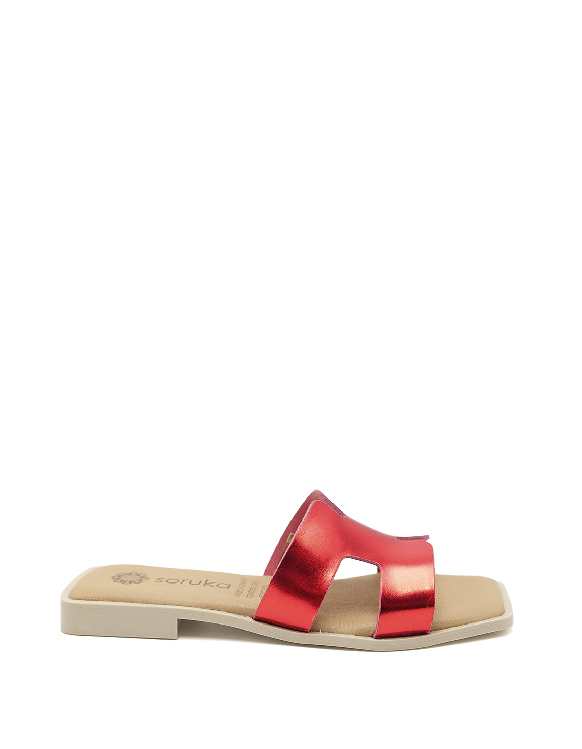 soruka-daphne-sandalen-leder-metallic-flach image 3