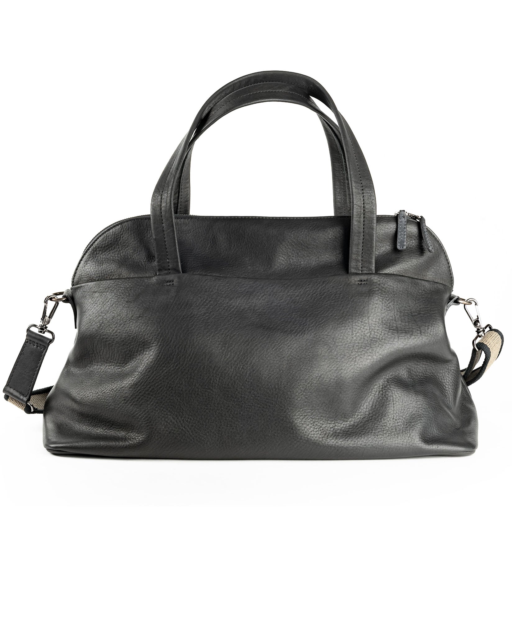 harolds-country-scraper-weekender-reisetasche-schwarz-leder image 1