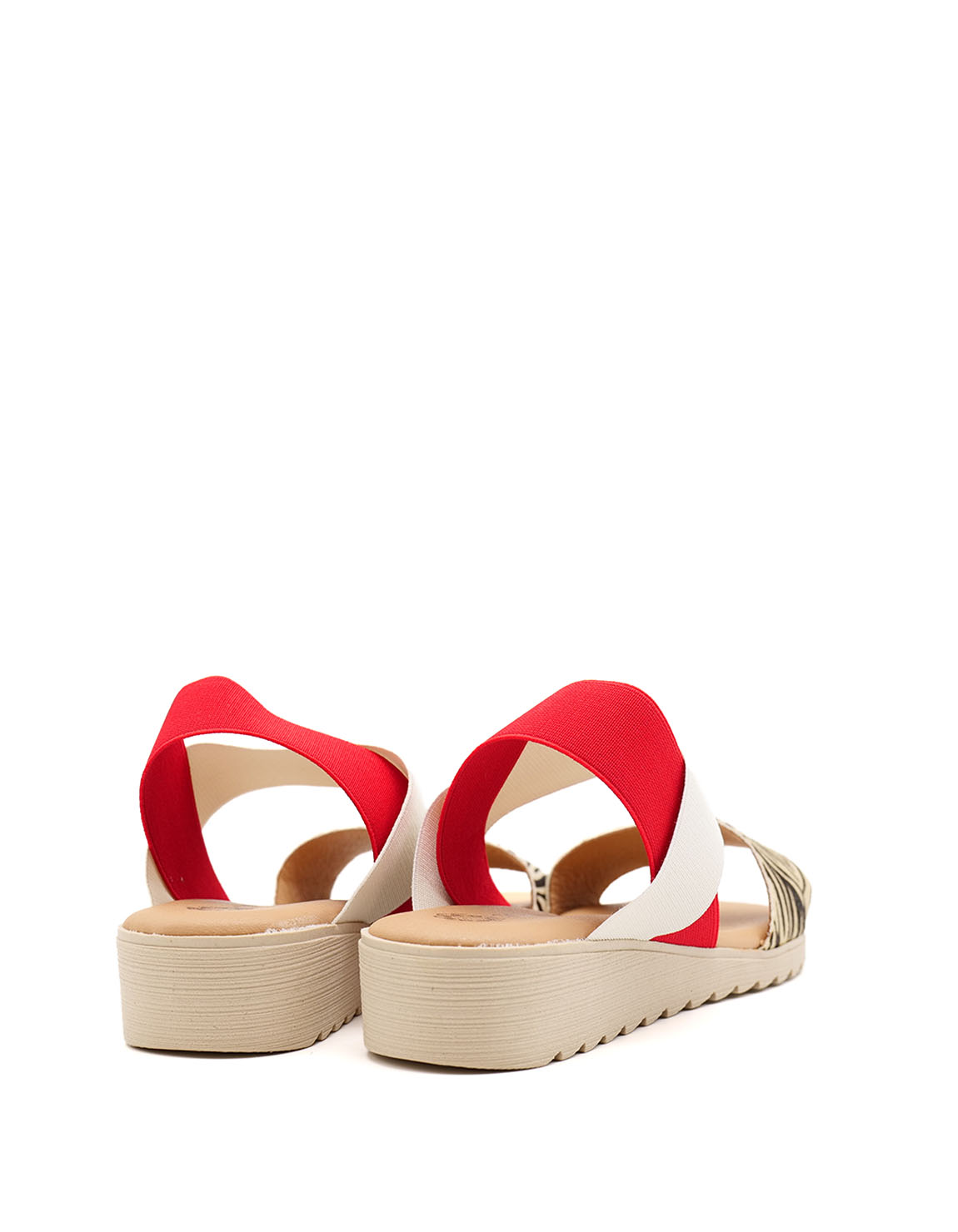 soruka-venus-print-footwear-sandalen-rot-beige-animal-print-leder image 4