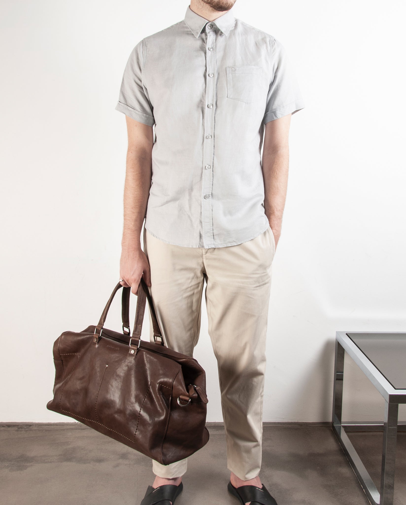 harolds-caugio-weekender-reisetasche-braun-rindleder image 2