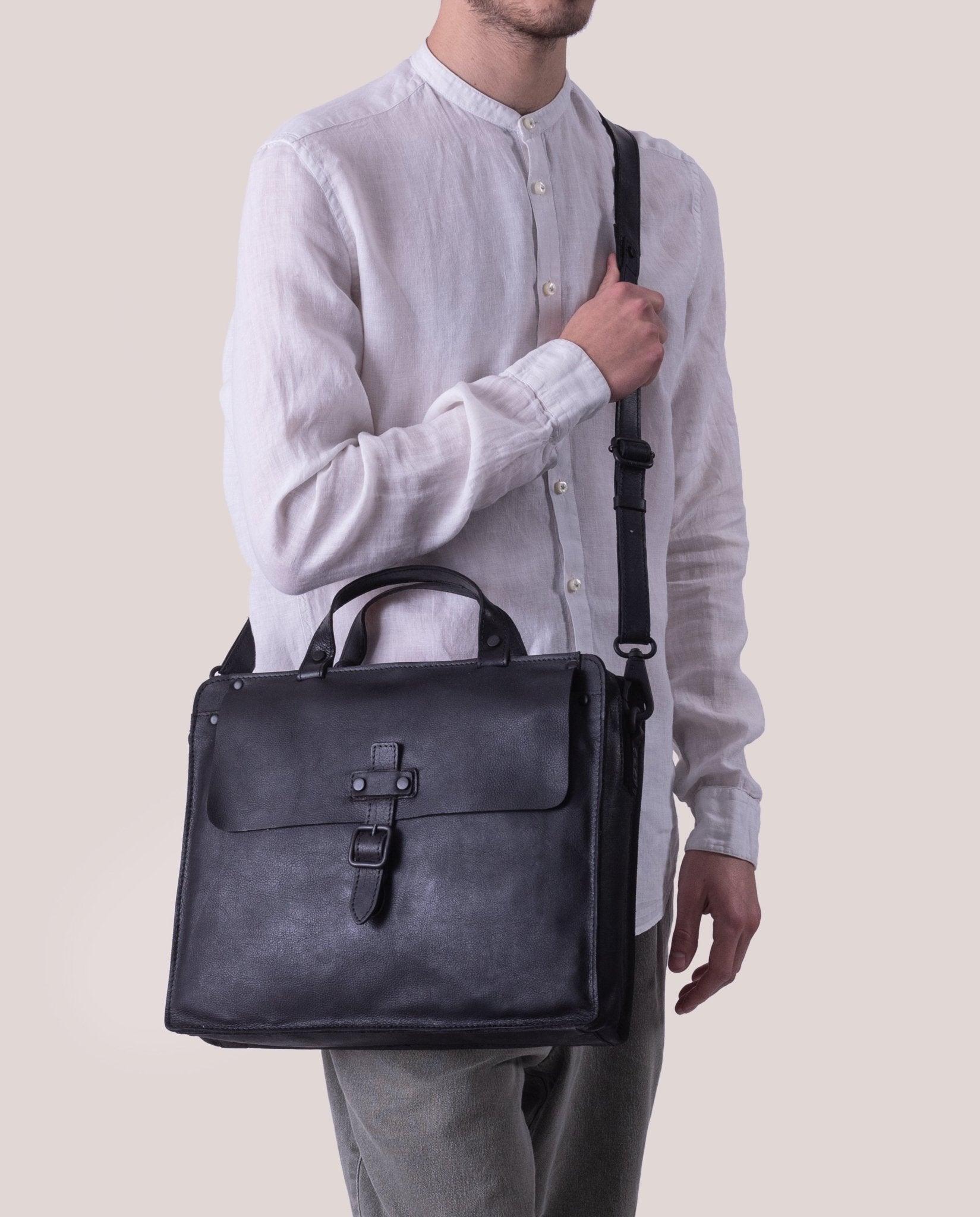 harolds-aberdeen-businessbag-s-businesstasche-schwarz-a4-leder image 6