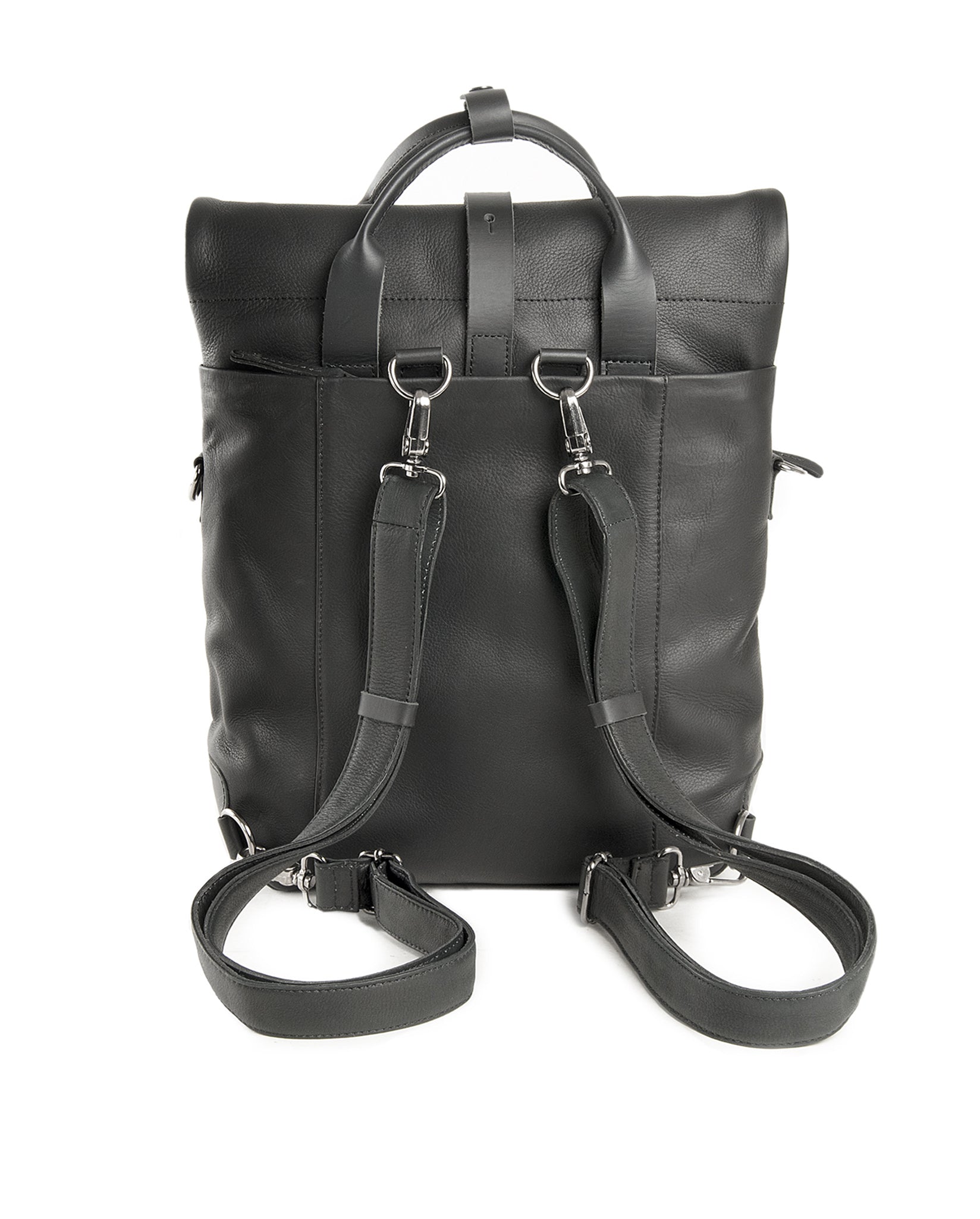 harolds-mount-ivy-backpack-messengerbag-large-rucksack-schwarz-leder image 3