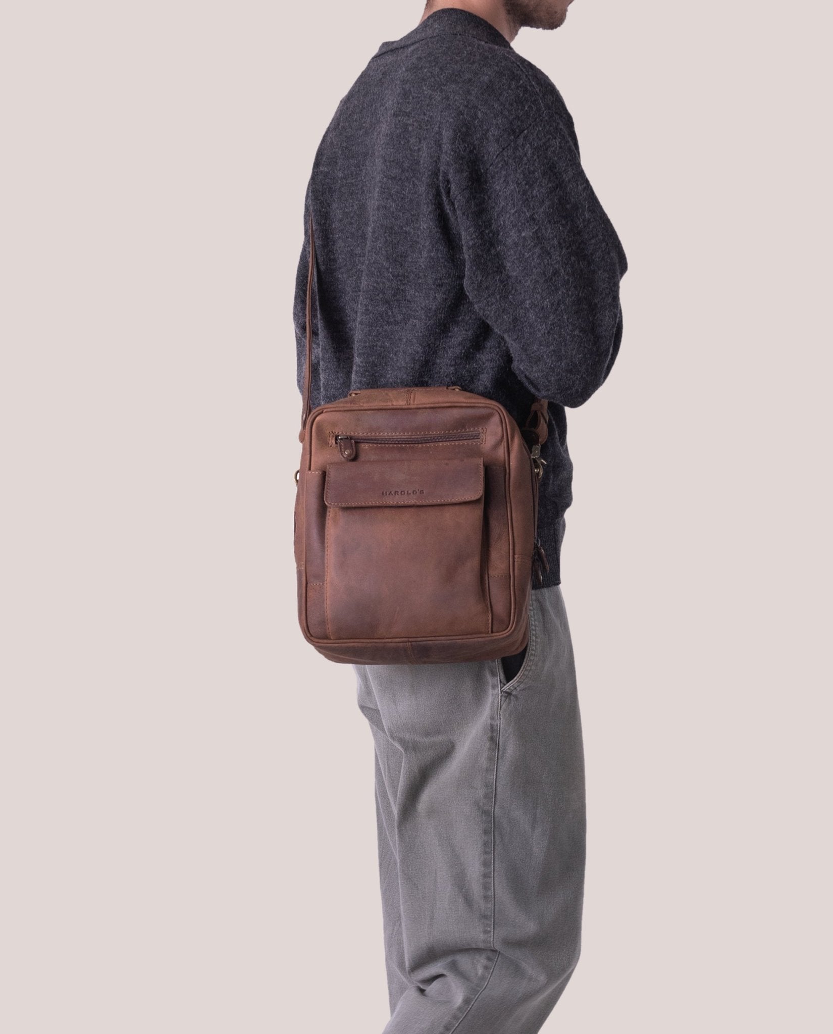 harolds-antic-shoulderbag-l-umh-ngetasche-natur-rindleder image 2