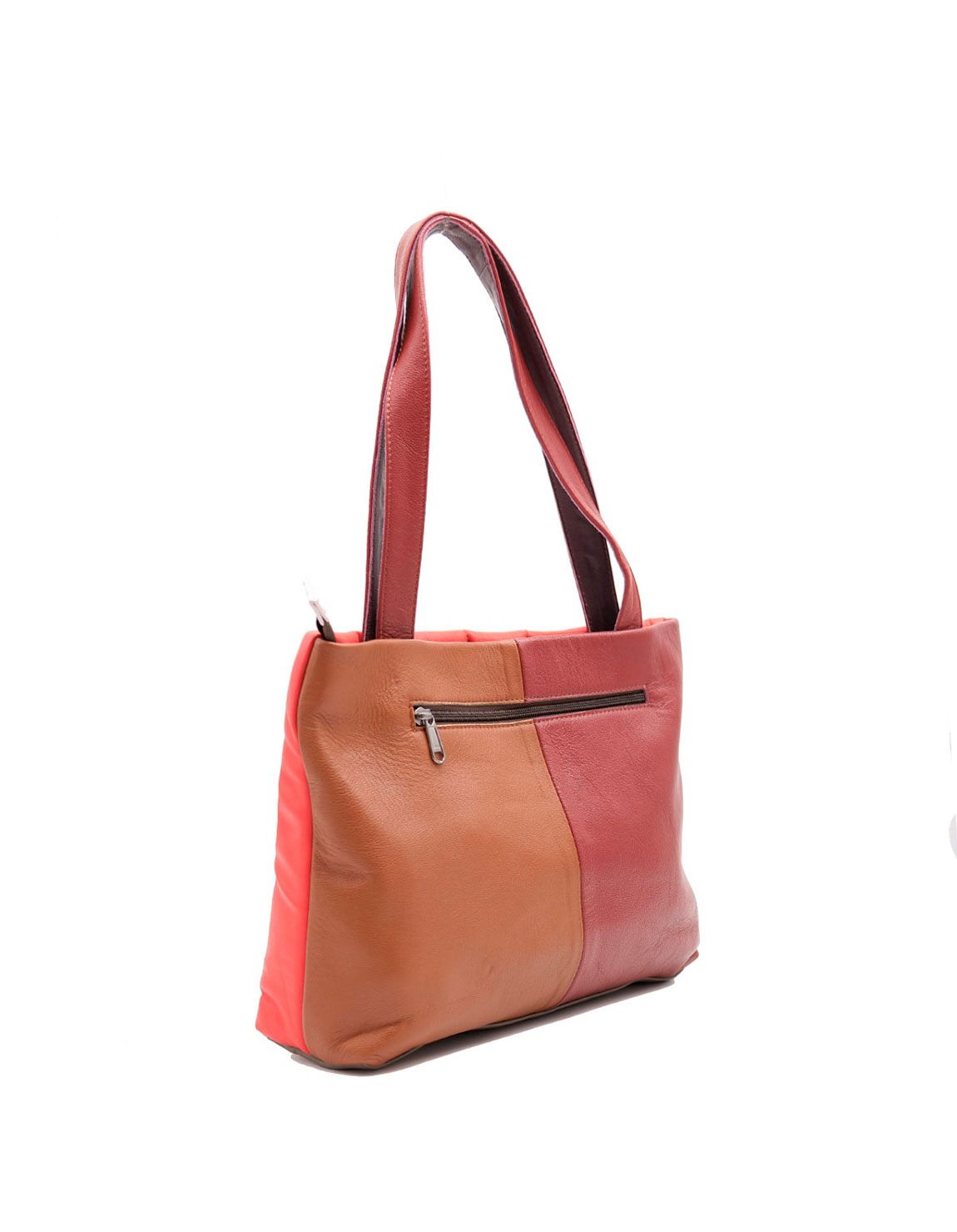 soruka-quilted-wavy-schultertasche-rot-29x32-5-cm-recycle-leder image 3