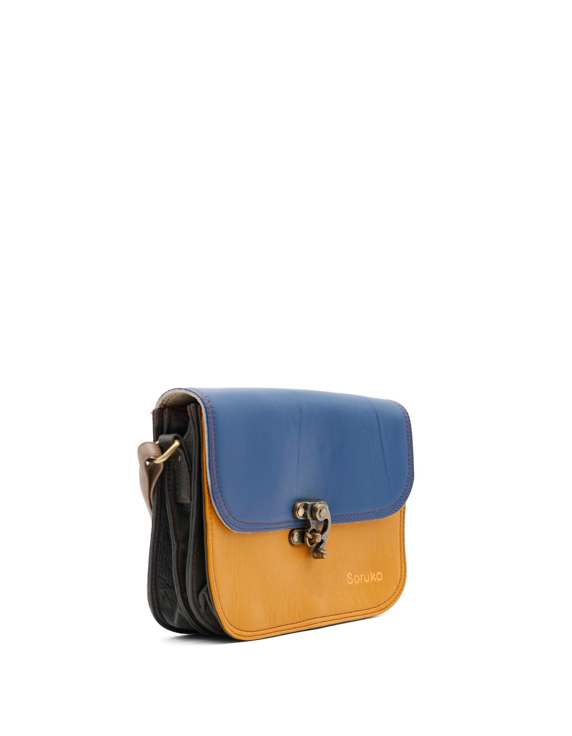 soruka-sofia-umh-ngetasche-saddle-blau-gelb-24x18 image 2
