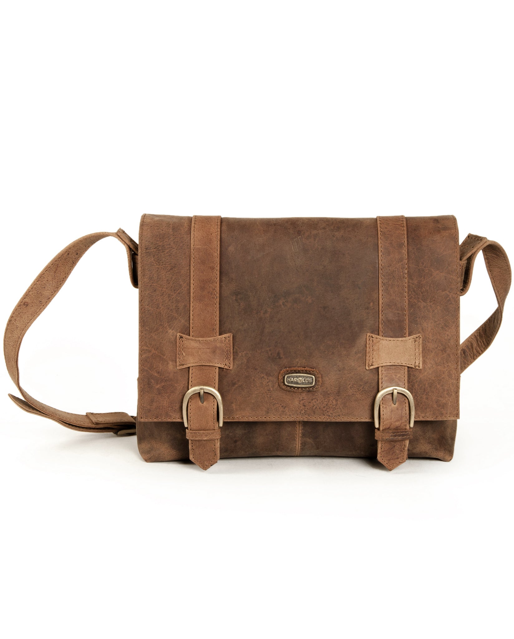 harolds-antic-messengerbag-s-kuriertasche-natur-rindleder image 1