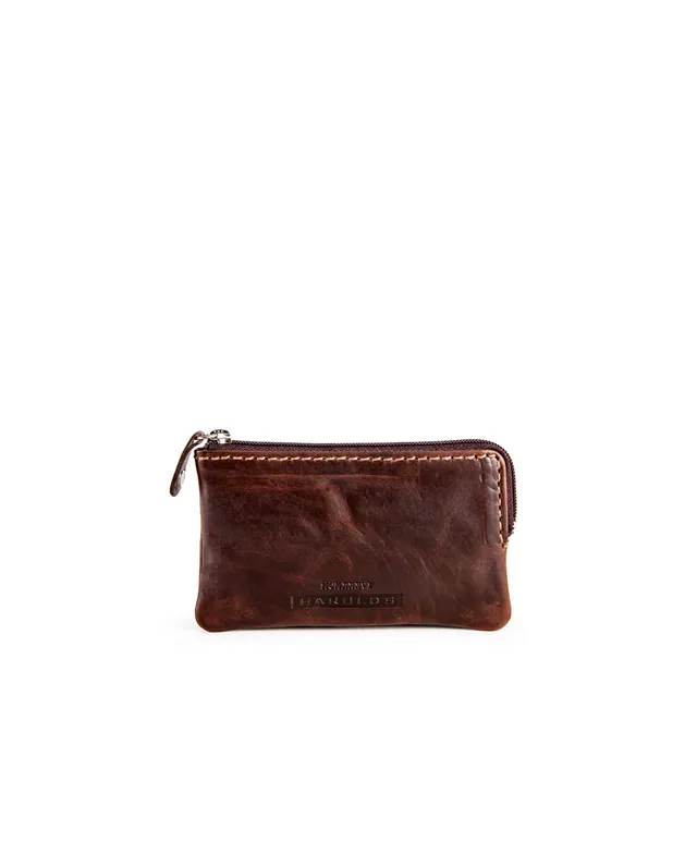 harolds-saddle-keycase-schl-sseletui-braun-leder-mit-ring image 1