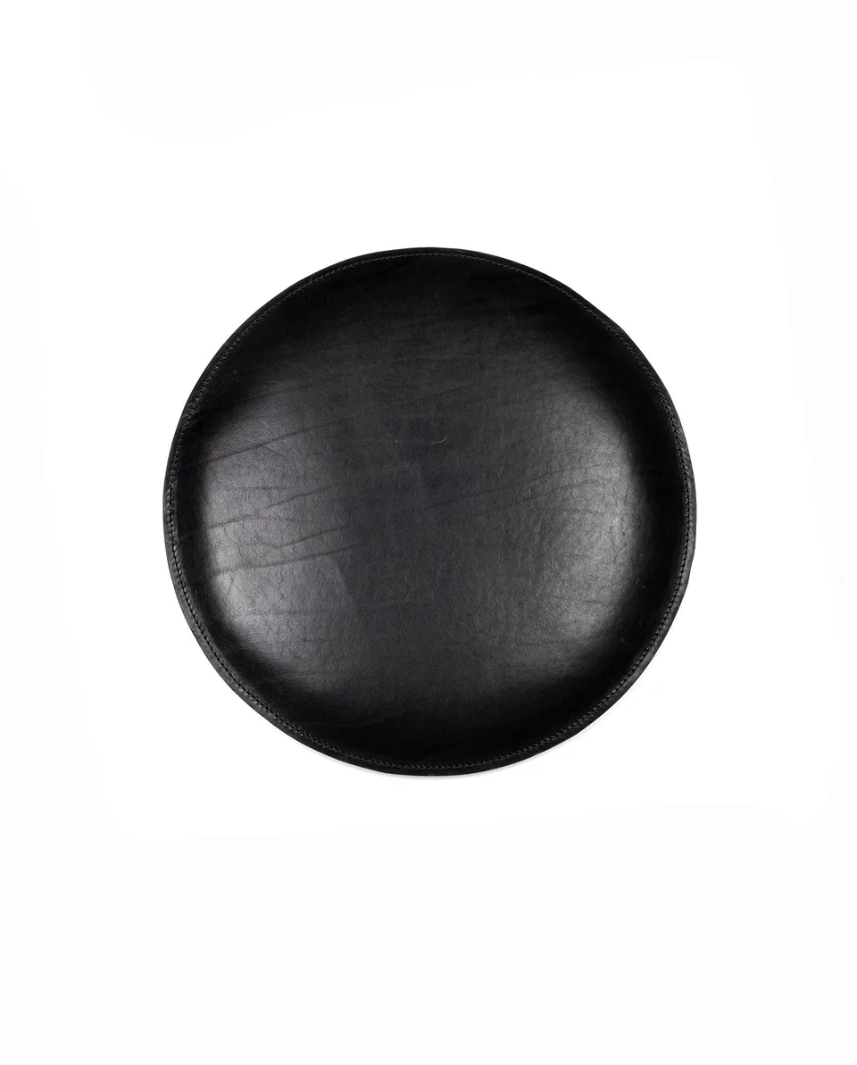 harolds-leather-pad-round-sitzkissen-cognac-sattlerleder image 1