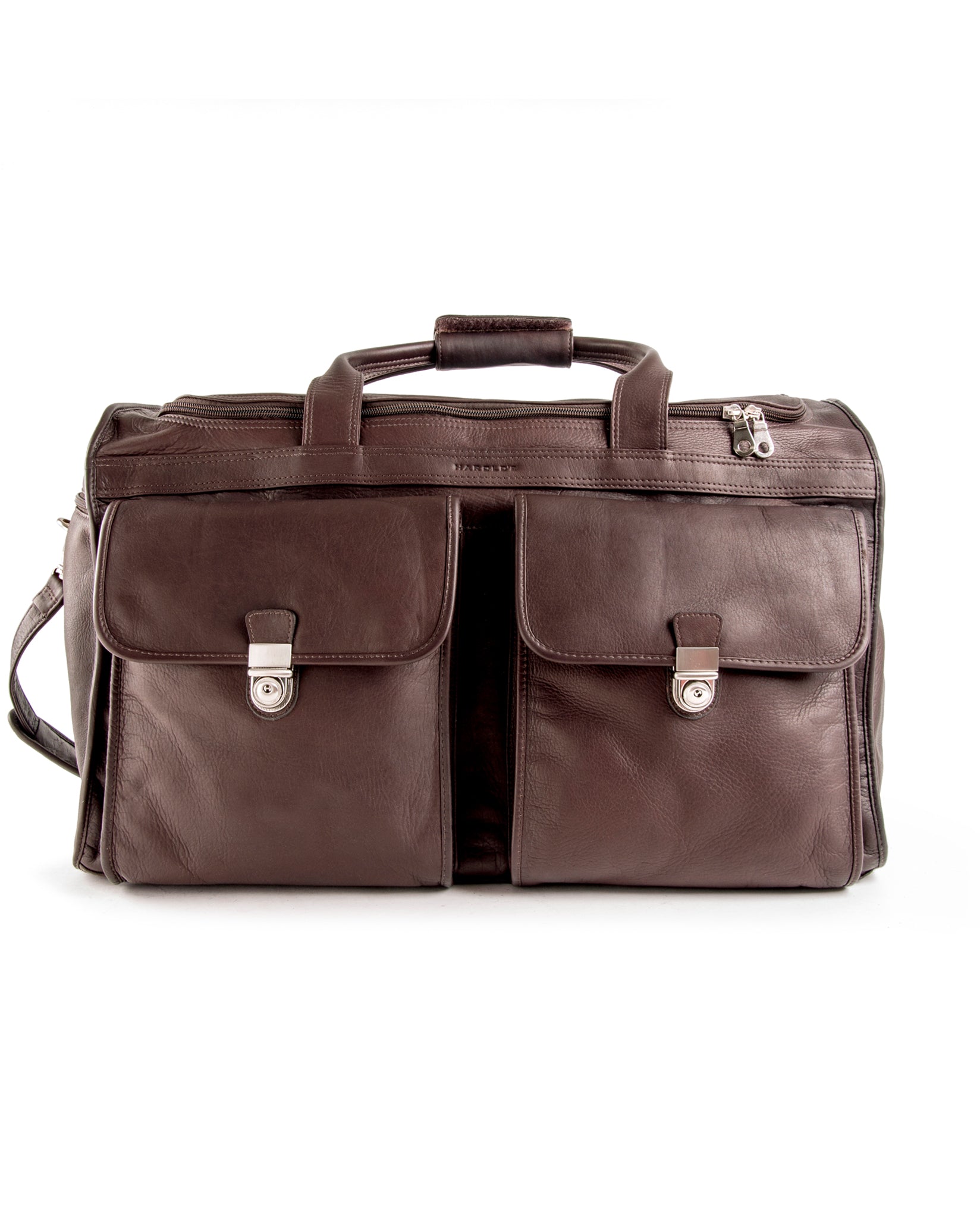 harolds-country-travelbag-medium-reisetasche-schwarz-leder image 1