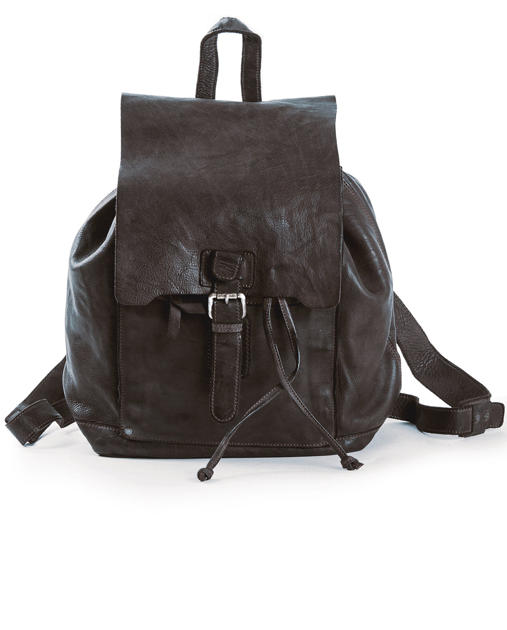 harolds-submarine-backpack-rucksack-schwarz-leder image 1