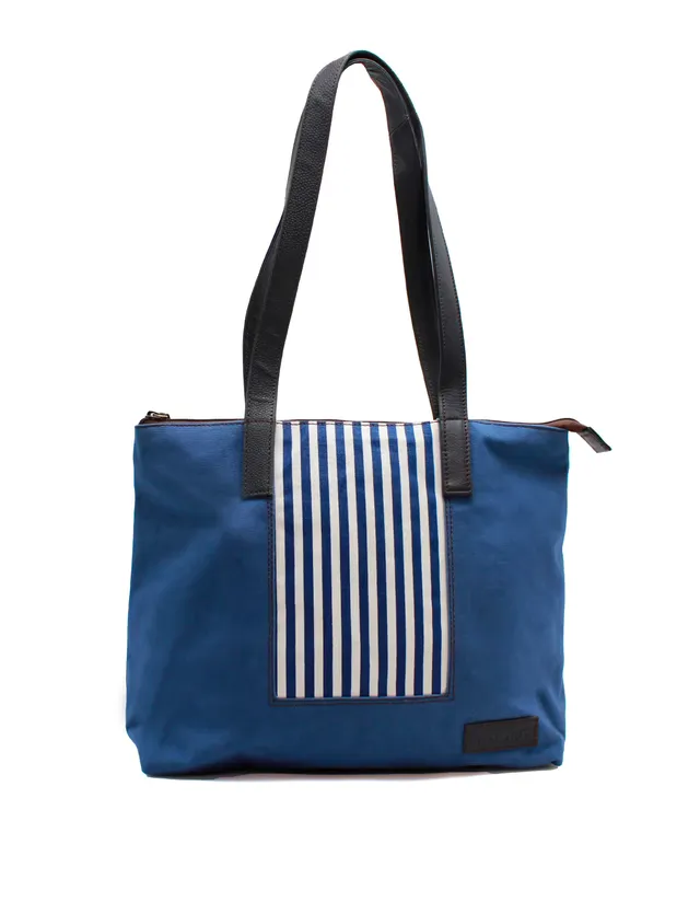 soruka-cadaques-tote-shopper-hellblau-canvas-leder image 1