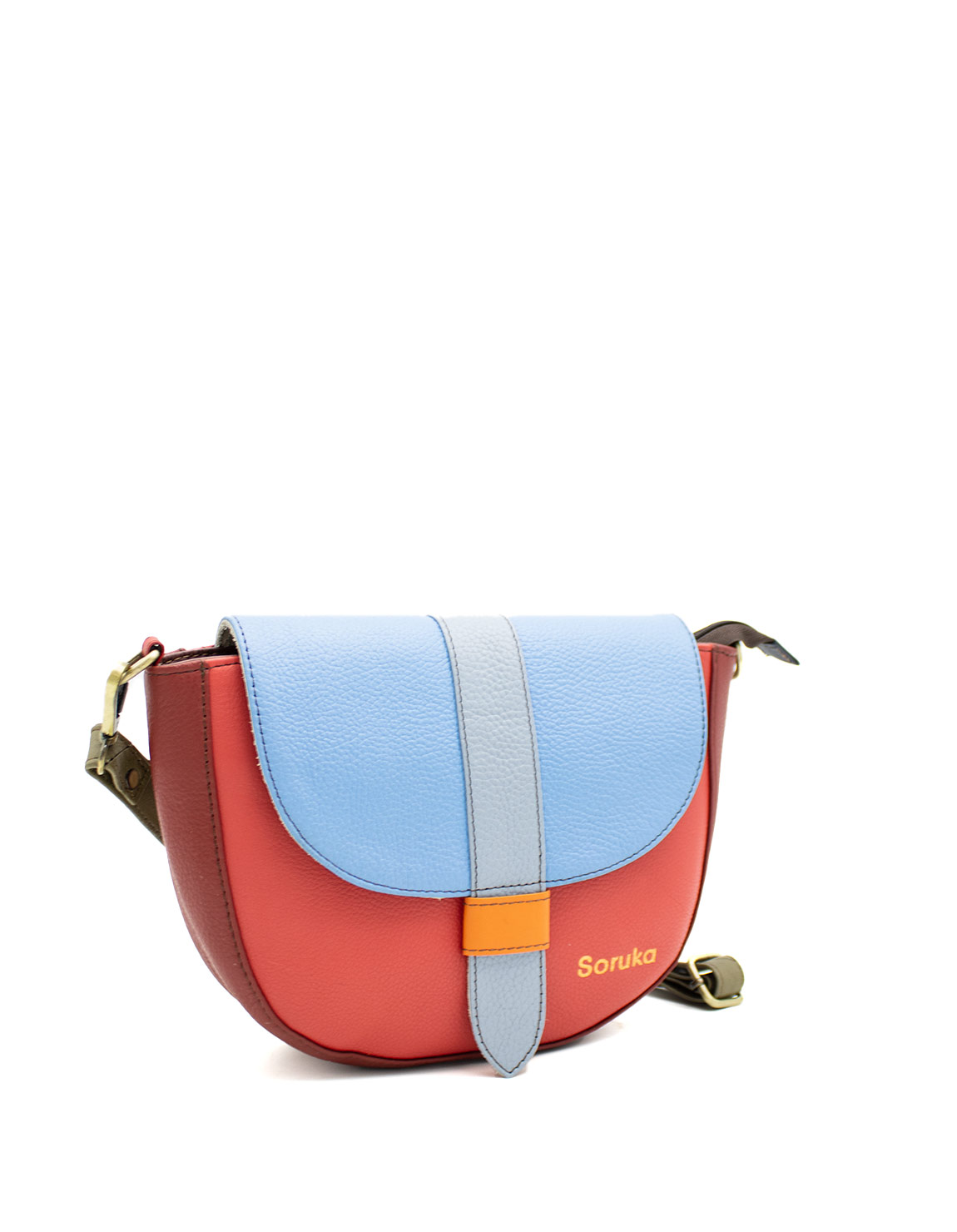 soruka-fresnes-umh-ngetasche-blau-rot-saddle-bag-leder image 2