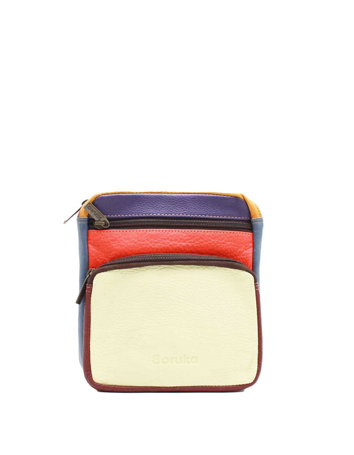 soruka-mallorca-g-rteltasche-gelb-rot-recycling-leder image 1