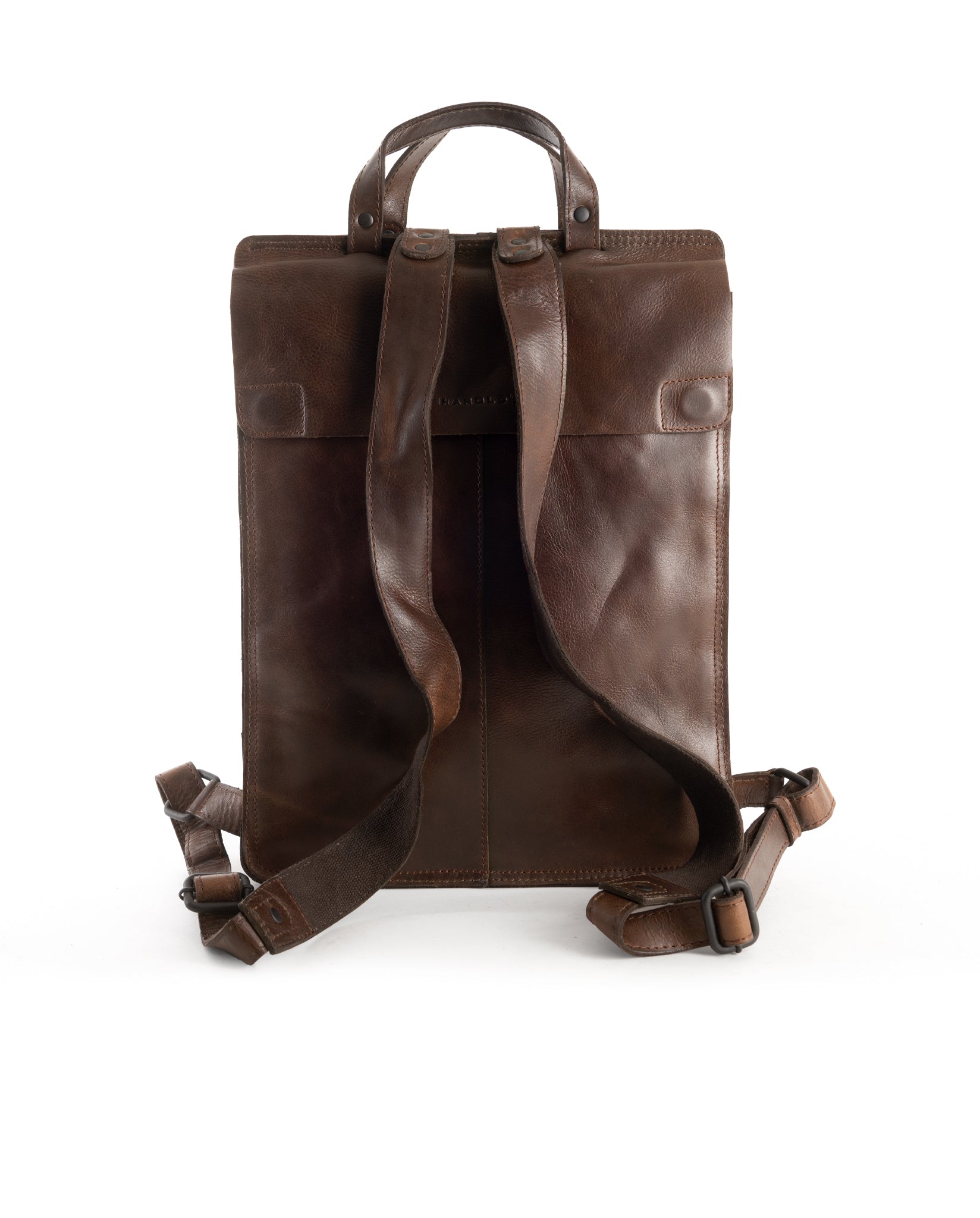 harolds-aberdeen-backpack-xl-rucksack-schwarz-lederrucksack image 4