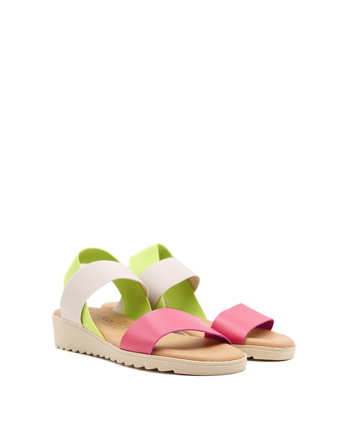 soruka-venus-sandalen-rosa-beige-recycled-leder-gelsohle image 2
