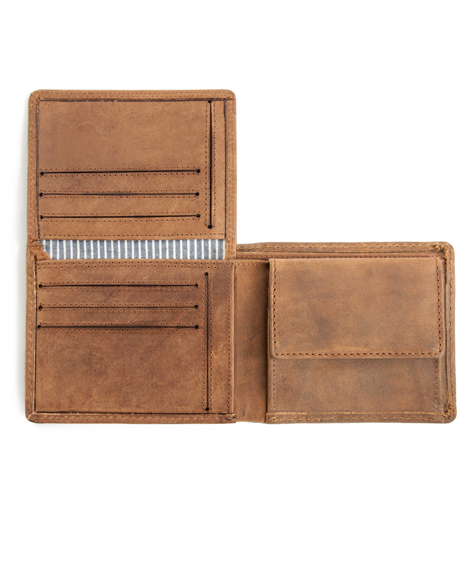 harolds-antic-wallet-geldb-rse-natur-rindleder-querformat image 1