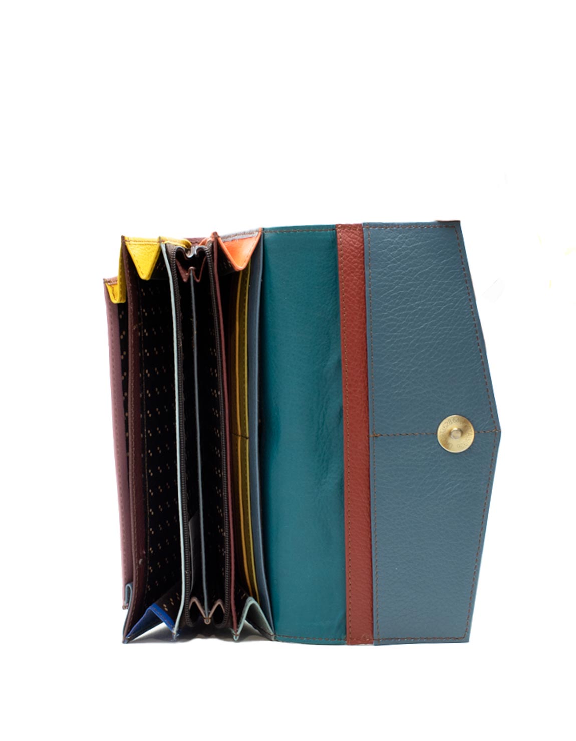 soruka-letter-smart-geldb-rse-blau-recycling-leder image 2