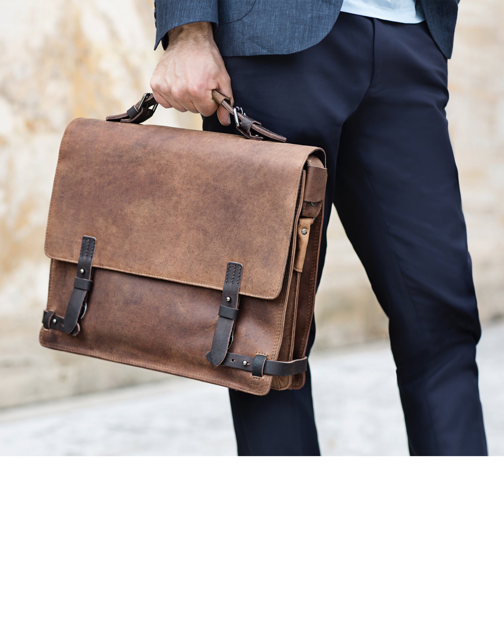 harolds-antic-briefcase-l-aktentasche-natur-17-zoll image 2