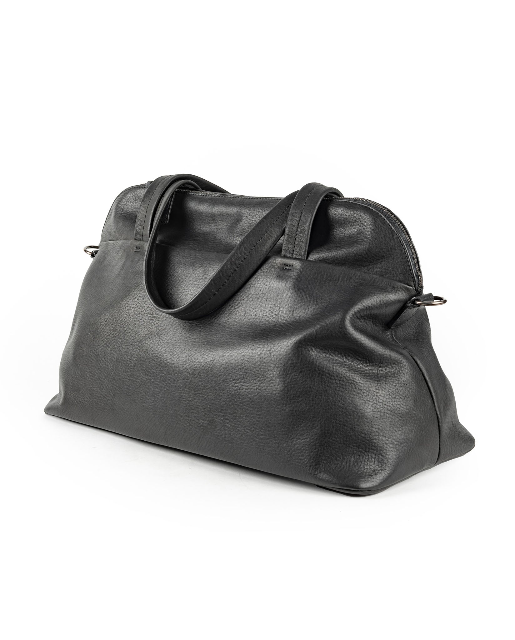 harolds-country-scraper-weekender-reisetasche-schwarz-leder image 2