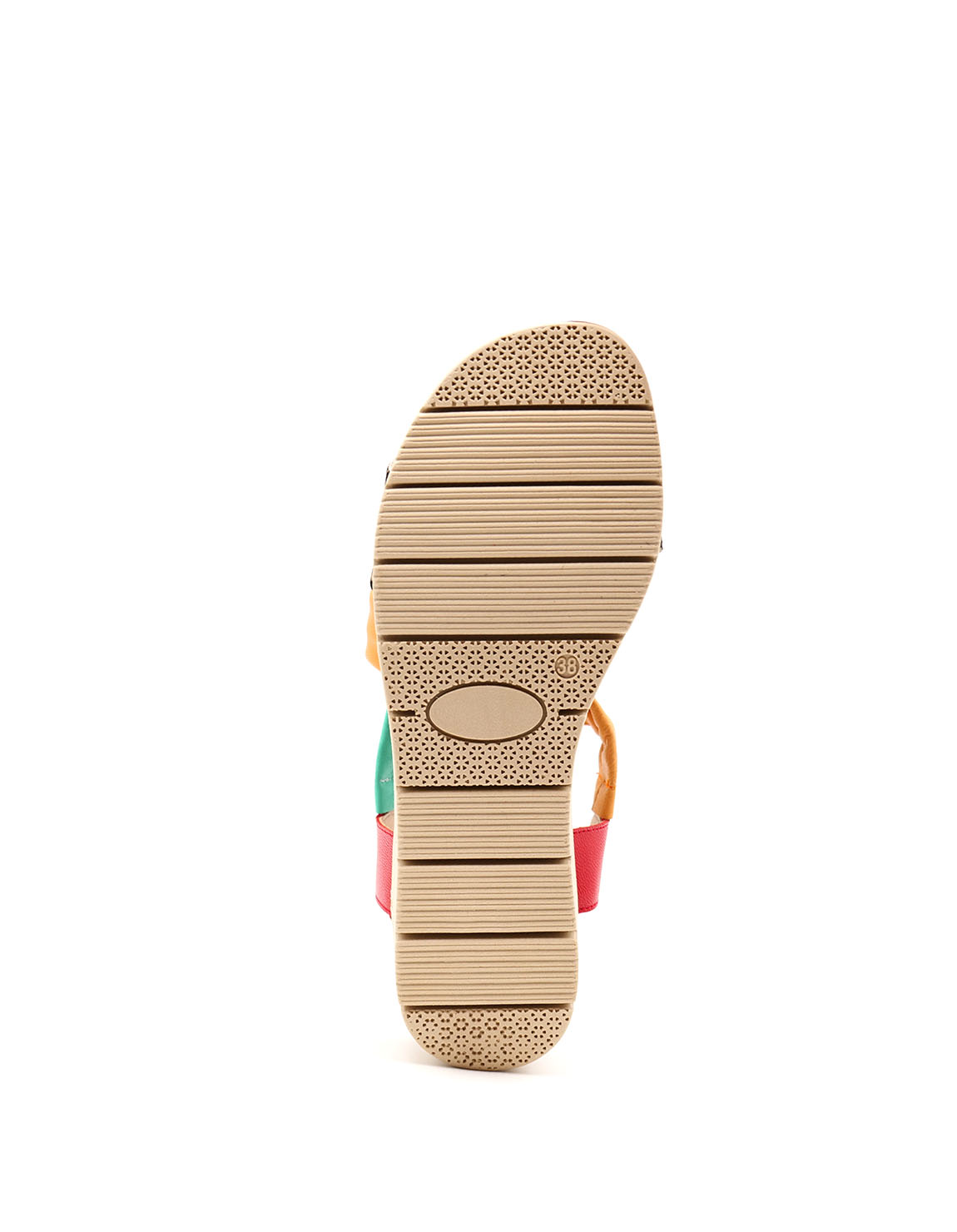 soruka-gaia-sandalen-gr-n-orange-animal-print-leder image 5