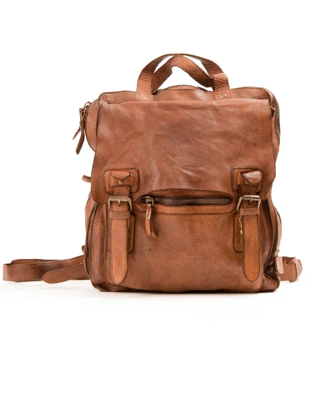 harolds-submarine-backpack-l-rucksack-leder-schwarz-a4 image 1