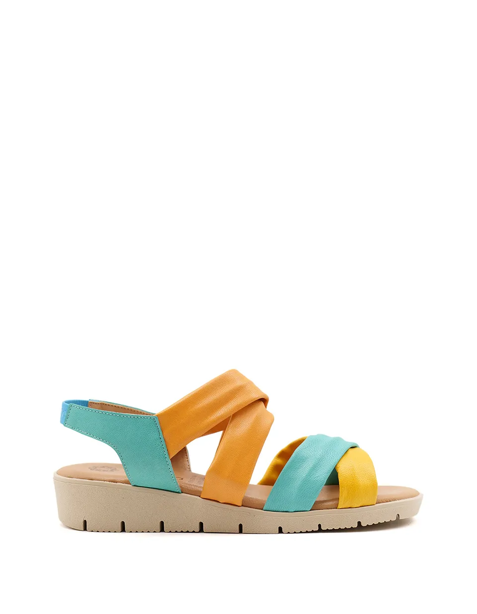 soruka-aura-sandalen-bunt-t-rkis-gelb-recycling-leder image 1