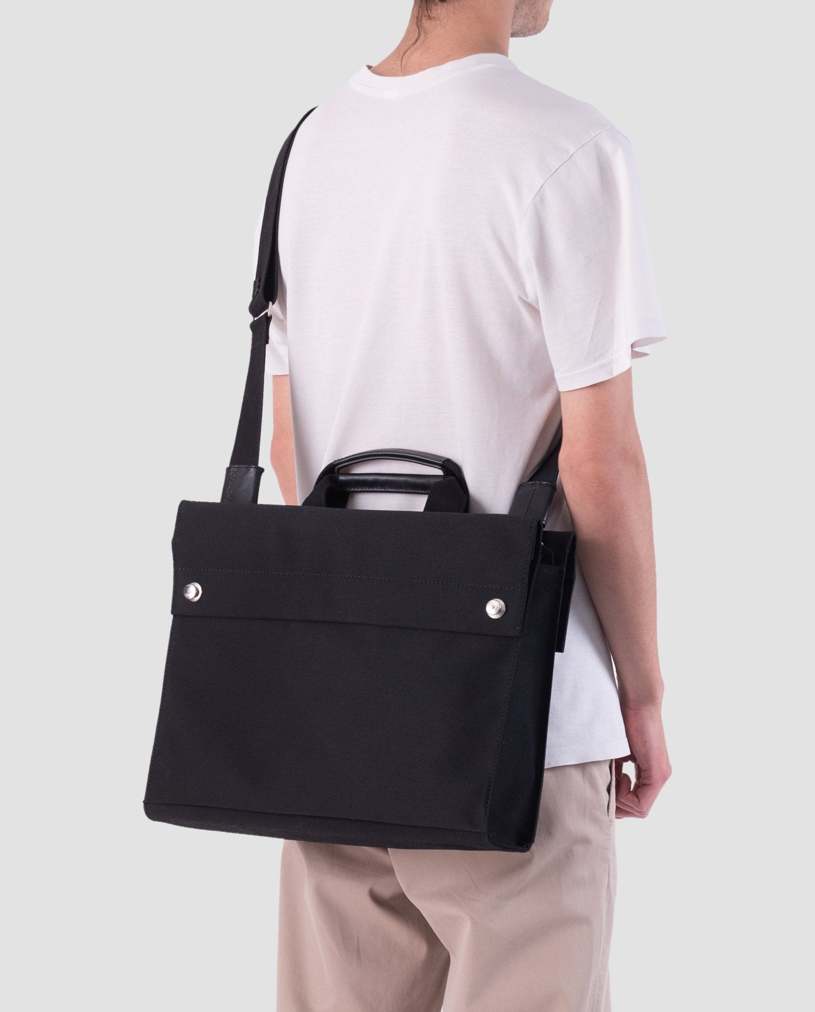 harolds-cubicbag-briefcase-japan-aktentasche-schwarz-wasserdicht image 2