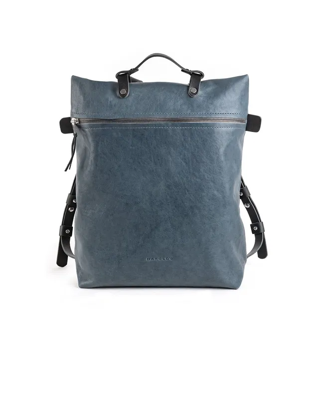 harolds-nabuku-backpack-rucksack-schwarz-nubukleder-a4 image 1