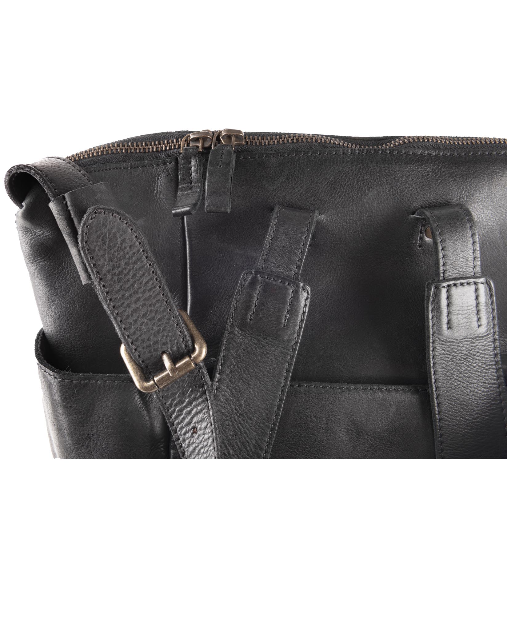 harolds-submarine-shoulder-backpack-rucksack-schwarz-leder image 4