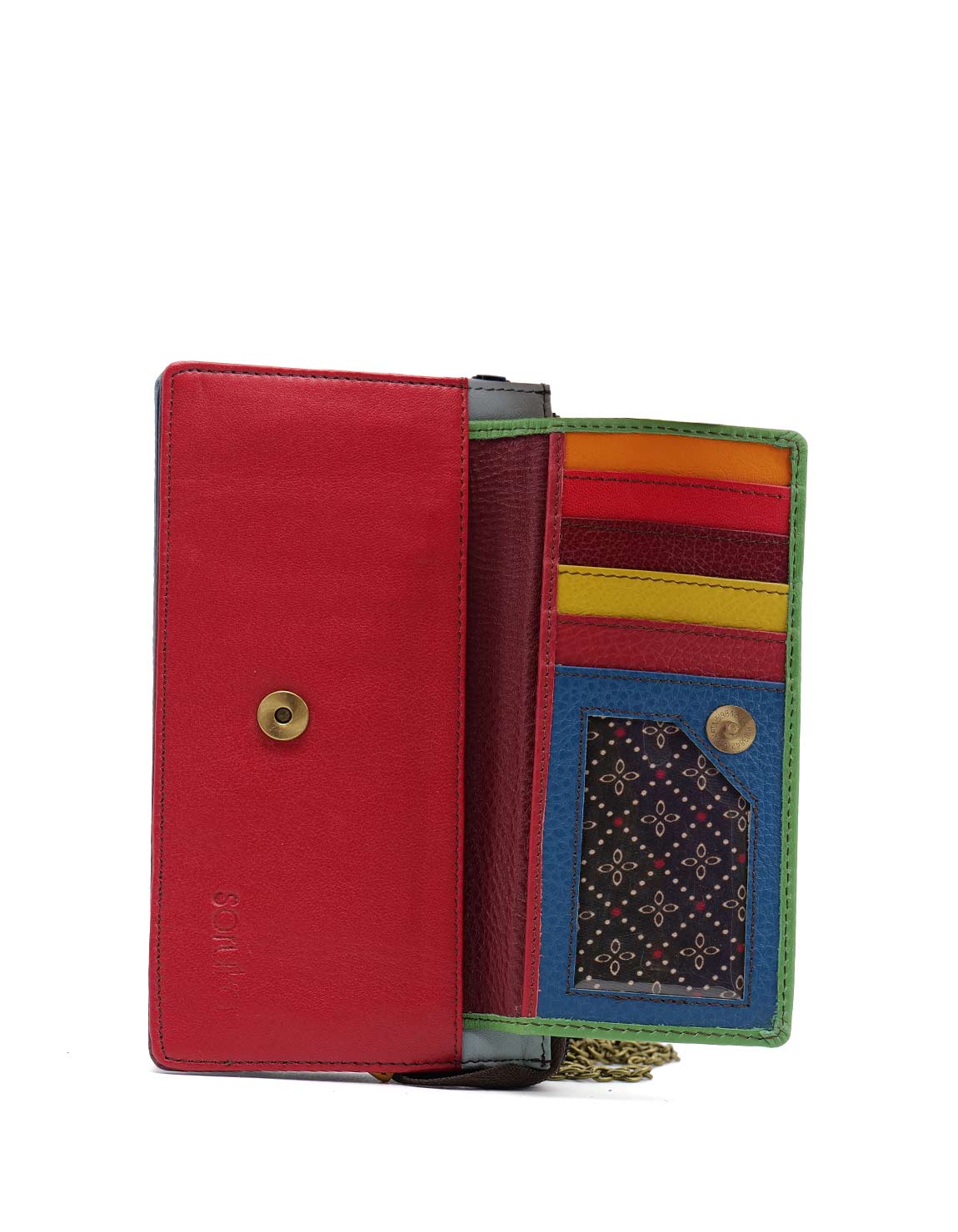 soruka-mons-clutch-abendtasche-rot-kette-leder image 2