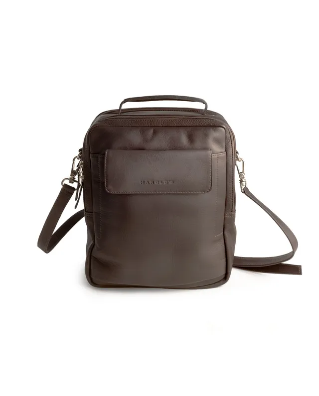harolds-country-crossbag-handle-umh-ngetasche-cognac-leder-a5 image 1